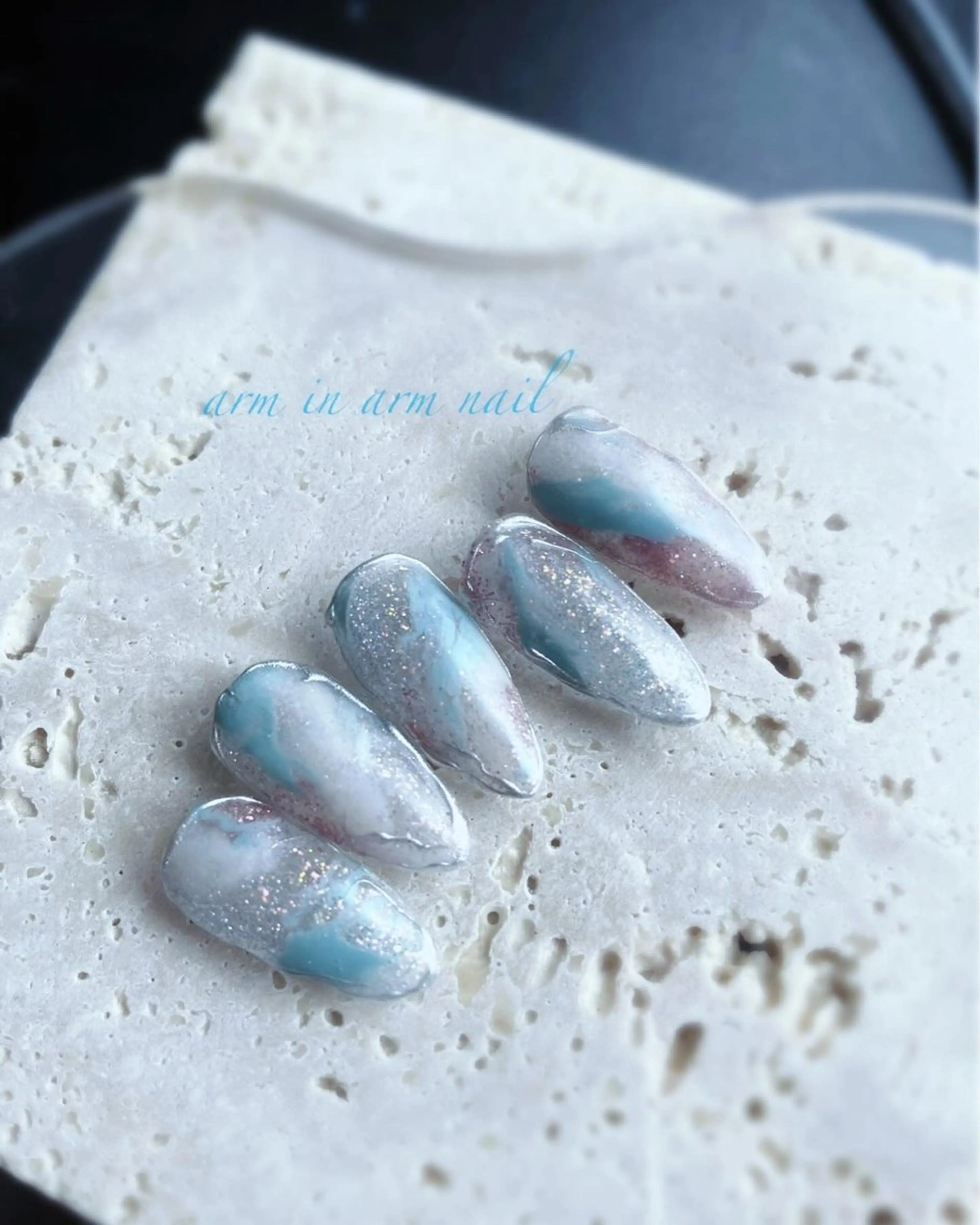 ネイル arm in arm ︎✿Yamamotoのマツエク・マツパデザイン