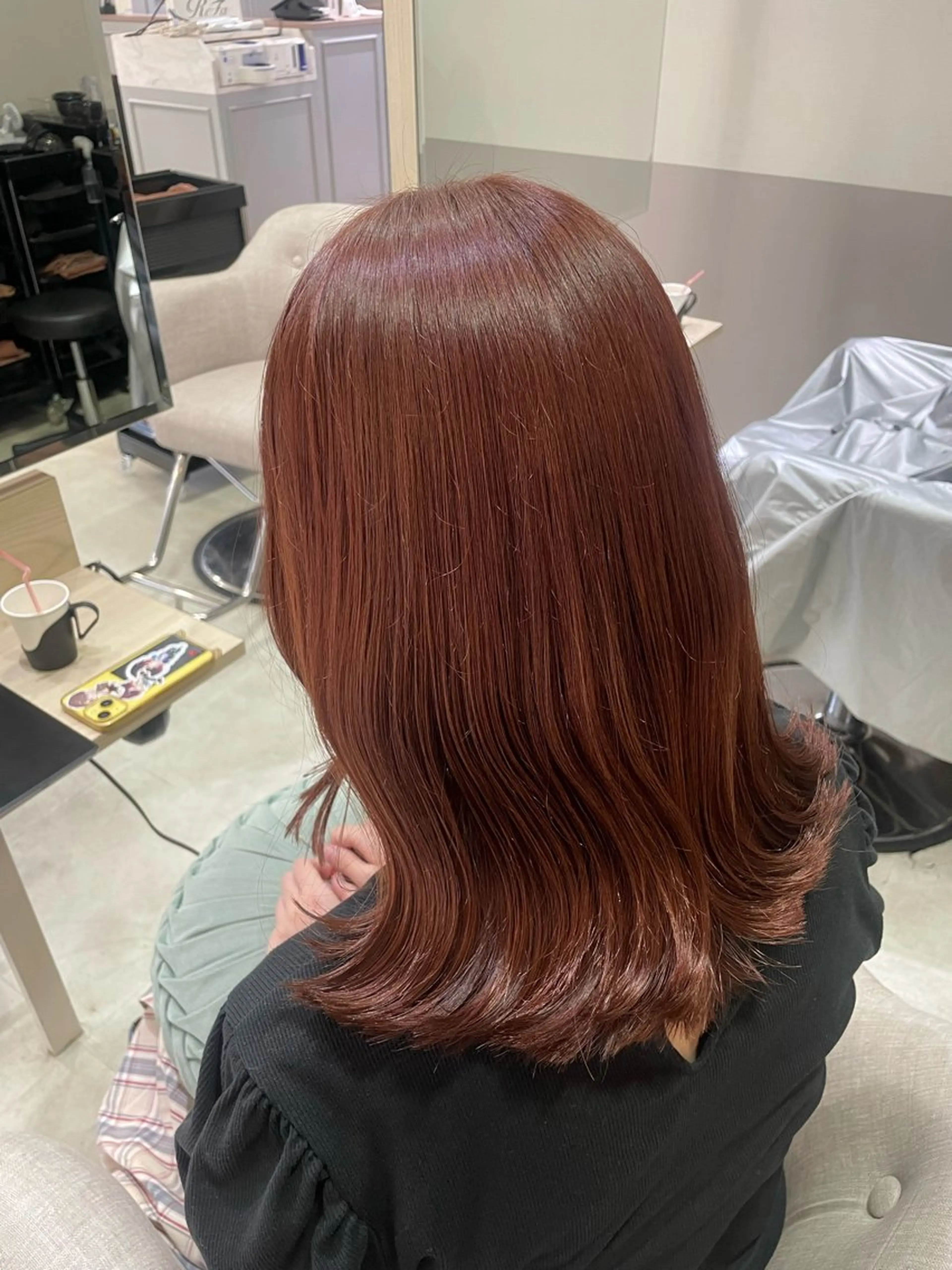 セミロング カラー カット ヘアカラー トリートメント ayano / 透明感・くすみカラーのヘアスタイル