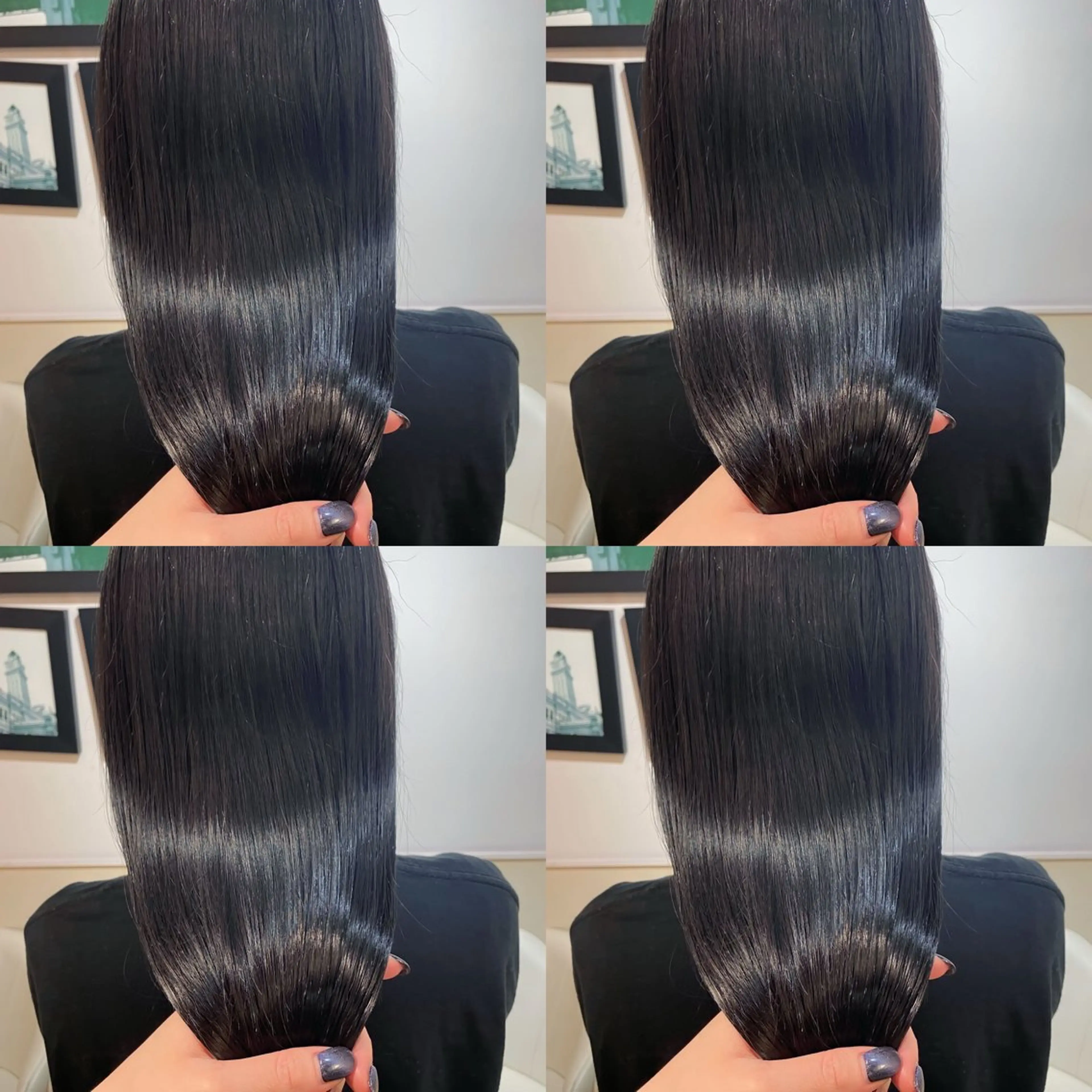 ロング カラー ダークグレー 髪質改善 カット ヘアカラー トリートメント 店長✨️韓国ヘア✖️ 髪質改善カラー／純大のヘアスタイル