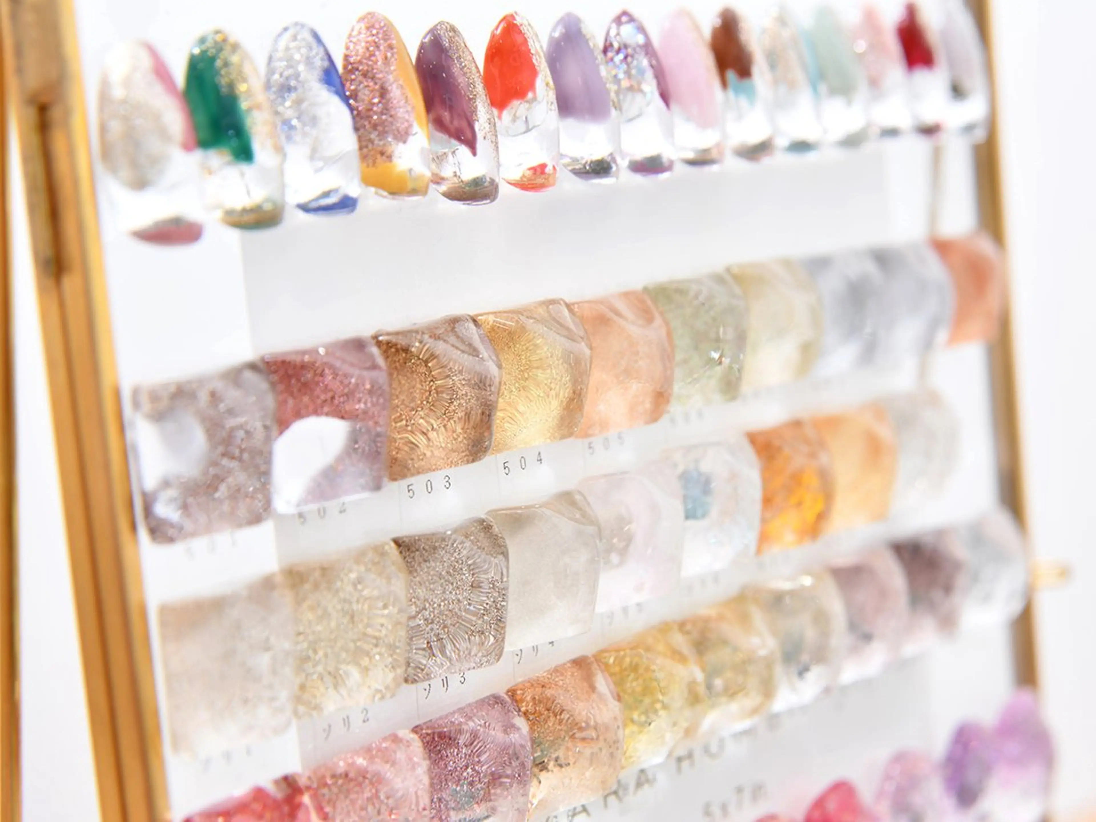 ネイル クリアネイル ラメ(グリッター) ラメグラデーション ワンカラーネイル Phu‘k la 浦安店のネイルデザイン