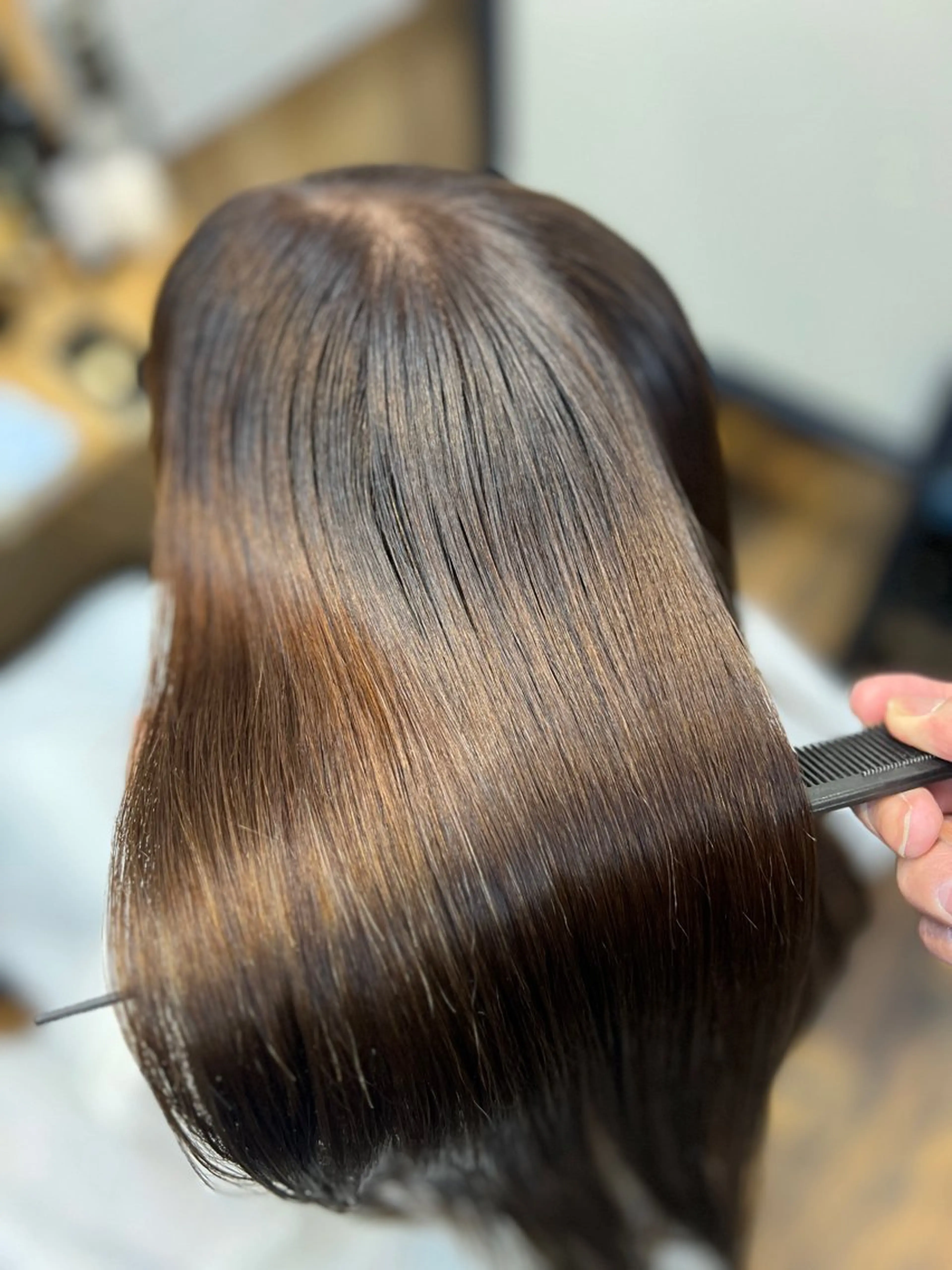 セミロング Salowin銀座suite店所属・美髪縮毛矯正/髪質 改善カラー/寺倉海人のヘアスタイル