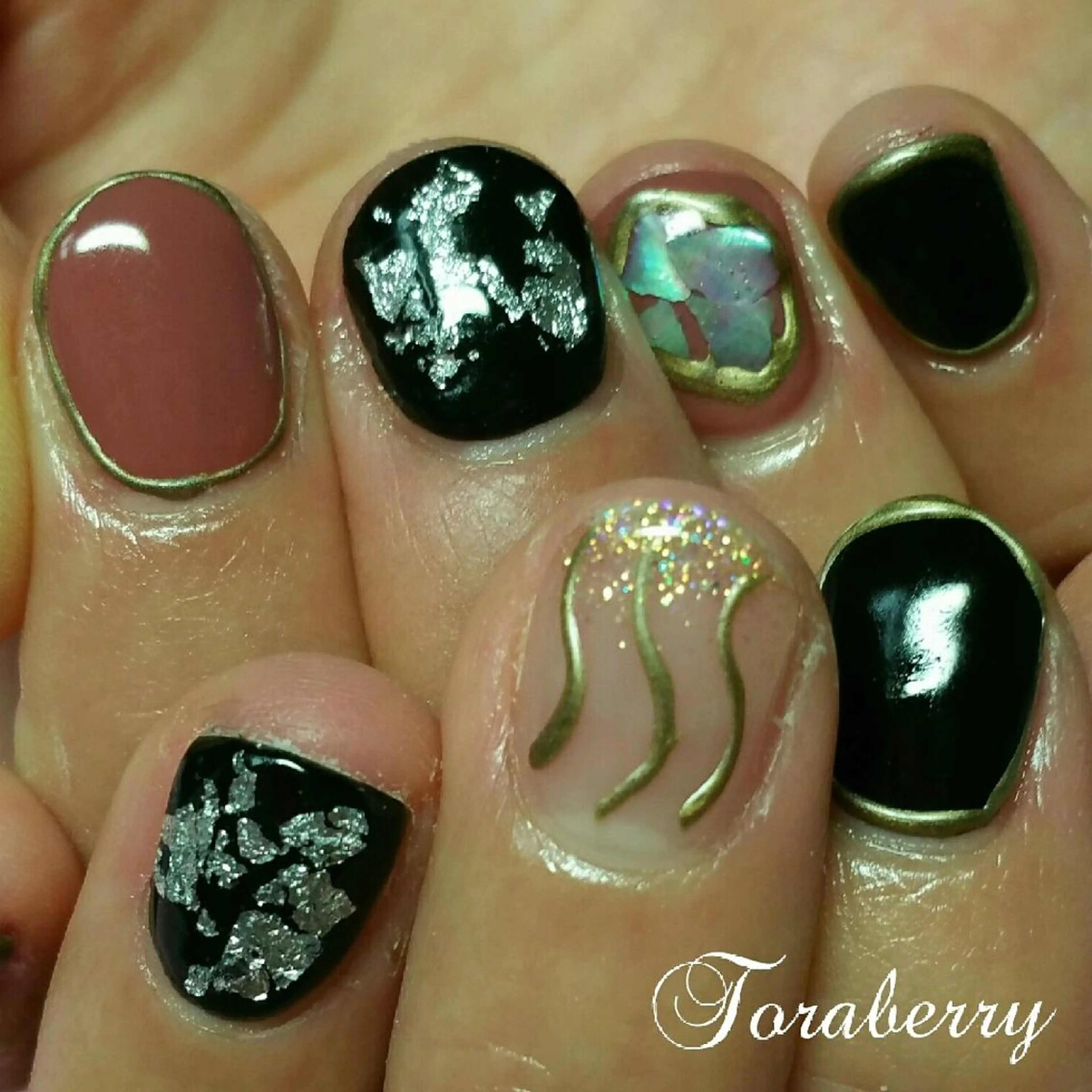 ネイル ショートネイル ハンドネイル ネイリスト なつみのネイルデザイン