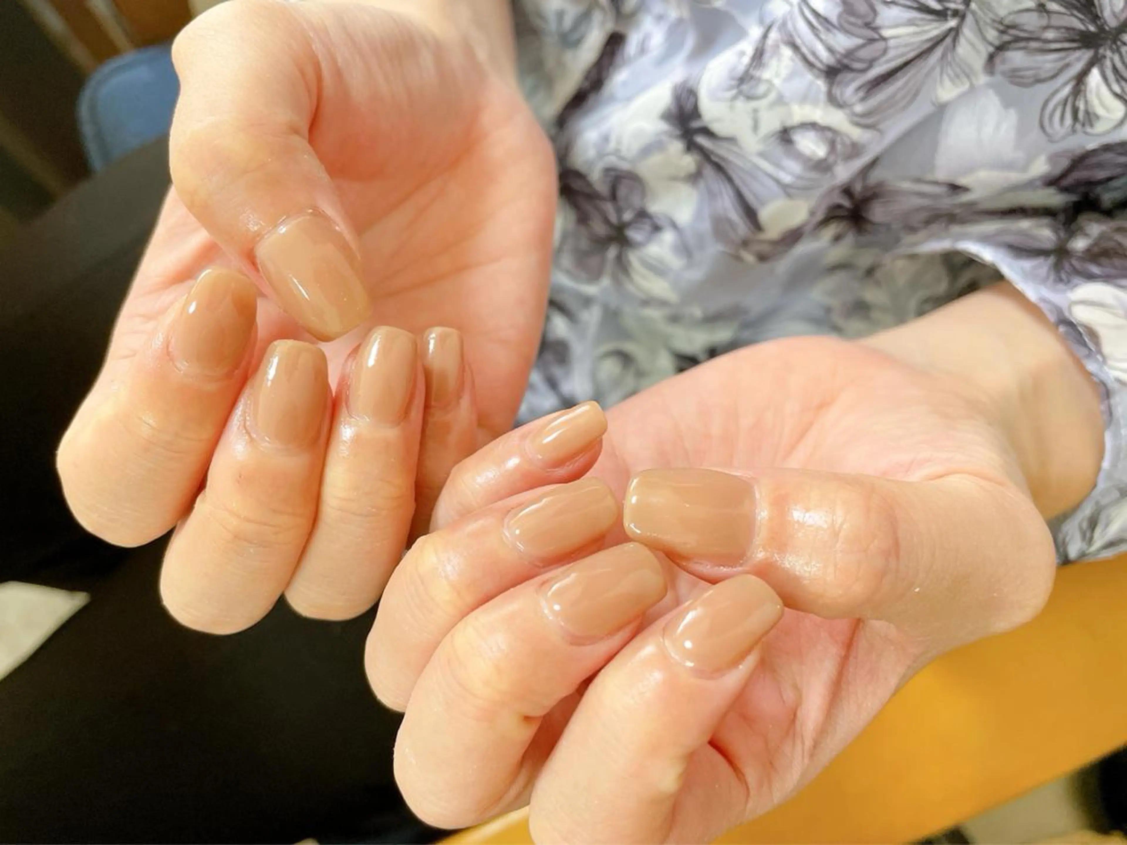 ネイル ラメ(グリッター) ワンカラーネイル Mogu nail 二子玉川のネイルデザイン