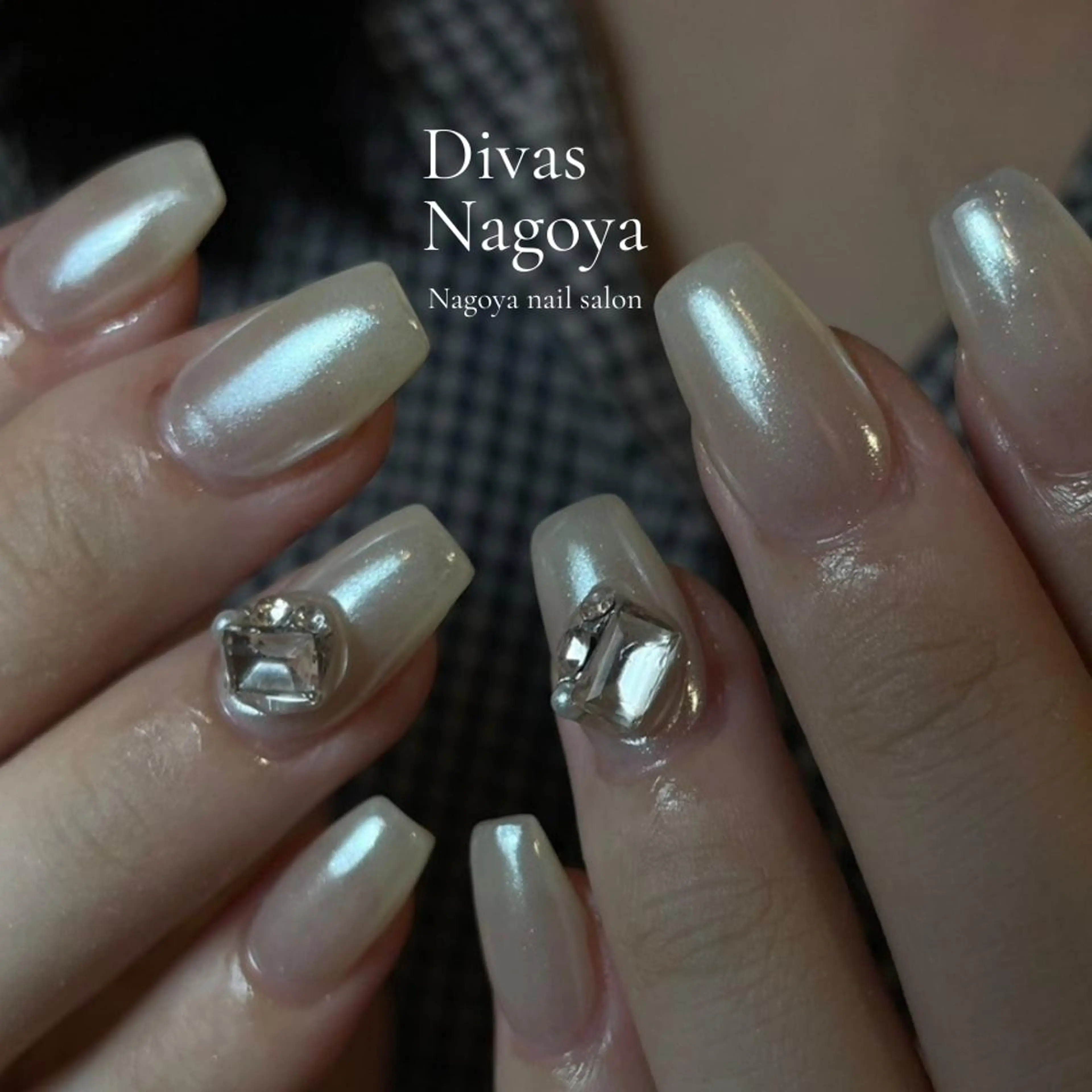 ネイル アートネイル 長さ出し ジェルネイル 韓国ネイル マグネットネイル 🎀Sakae D.d nail🎀のネイルデザイン
