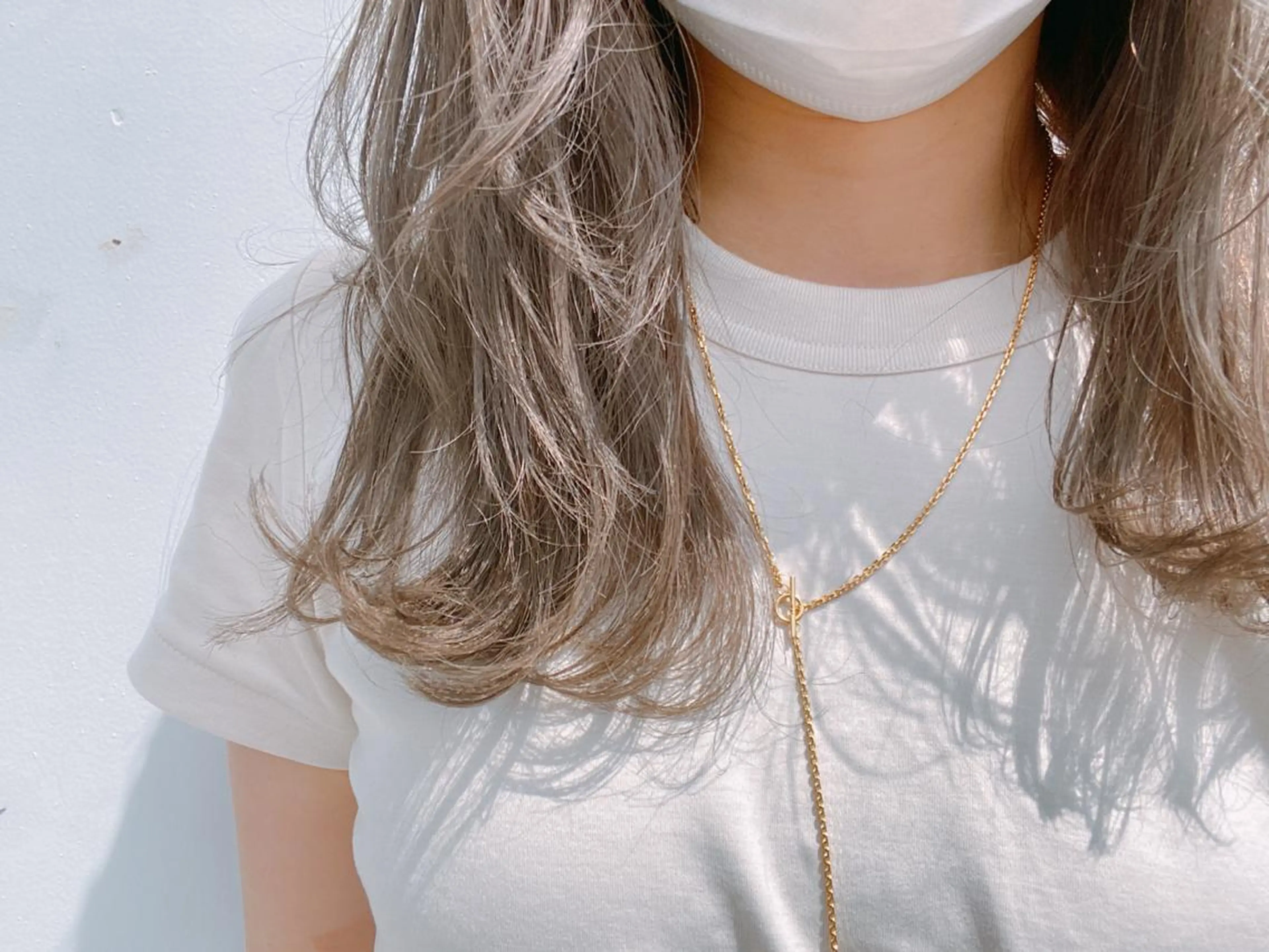 セミロング カラー パーマ ヘアアレンジ 透明感カラー ヘアカラー トリートメント ヘッドスパ 小田 莉加子のヘアスタイル