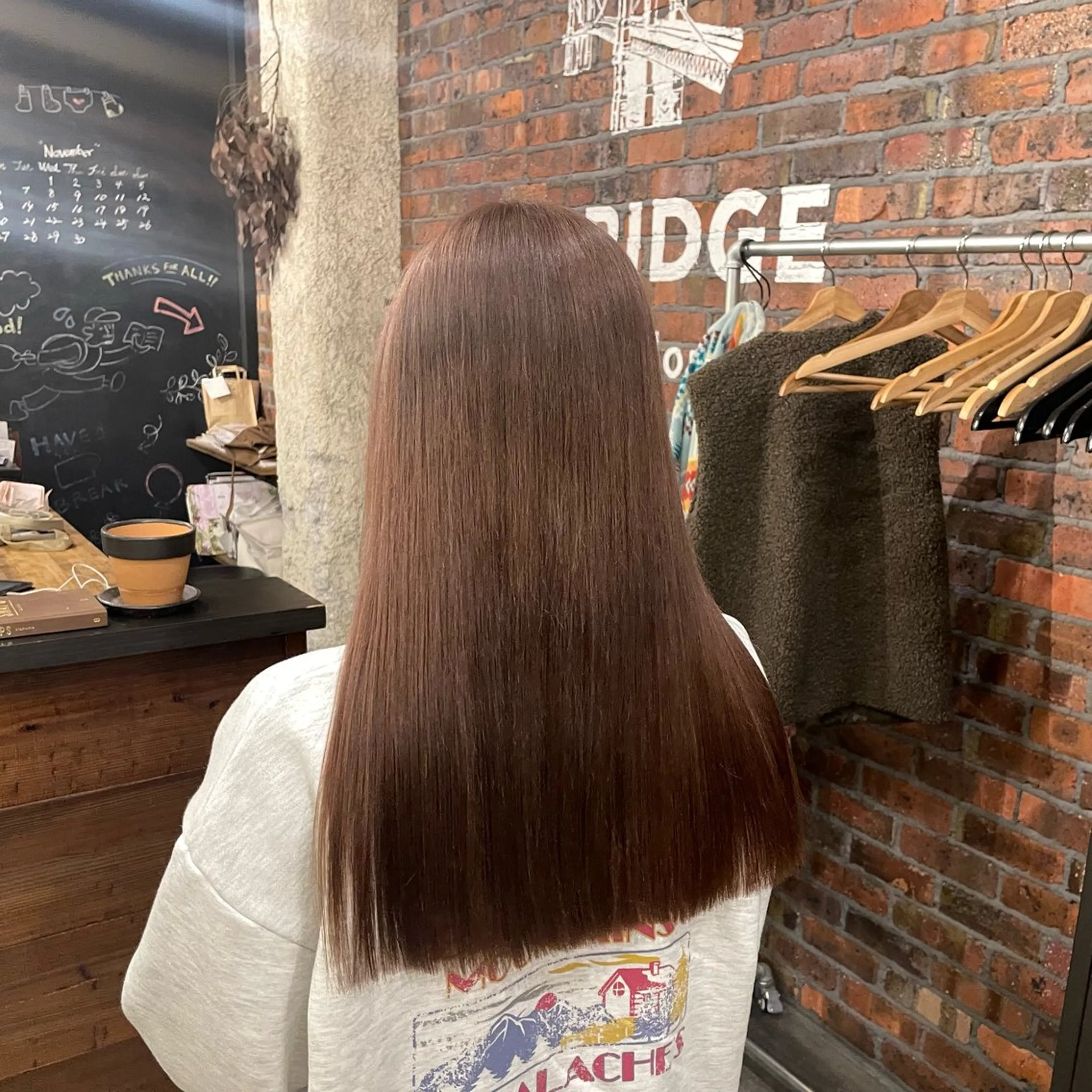 ロング カット トリートメント theBRIDGE/ 神谷ゆうなのヘアスタイル