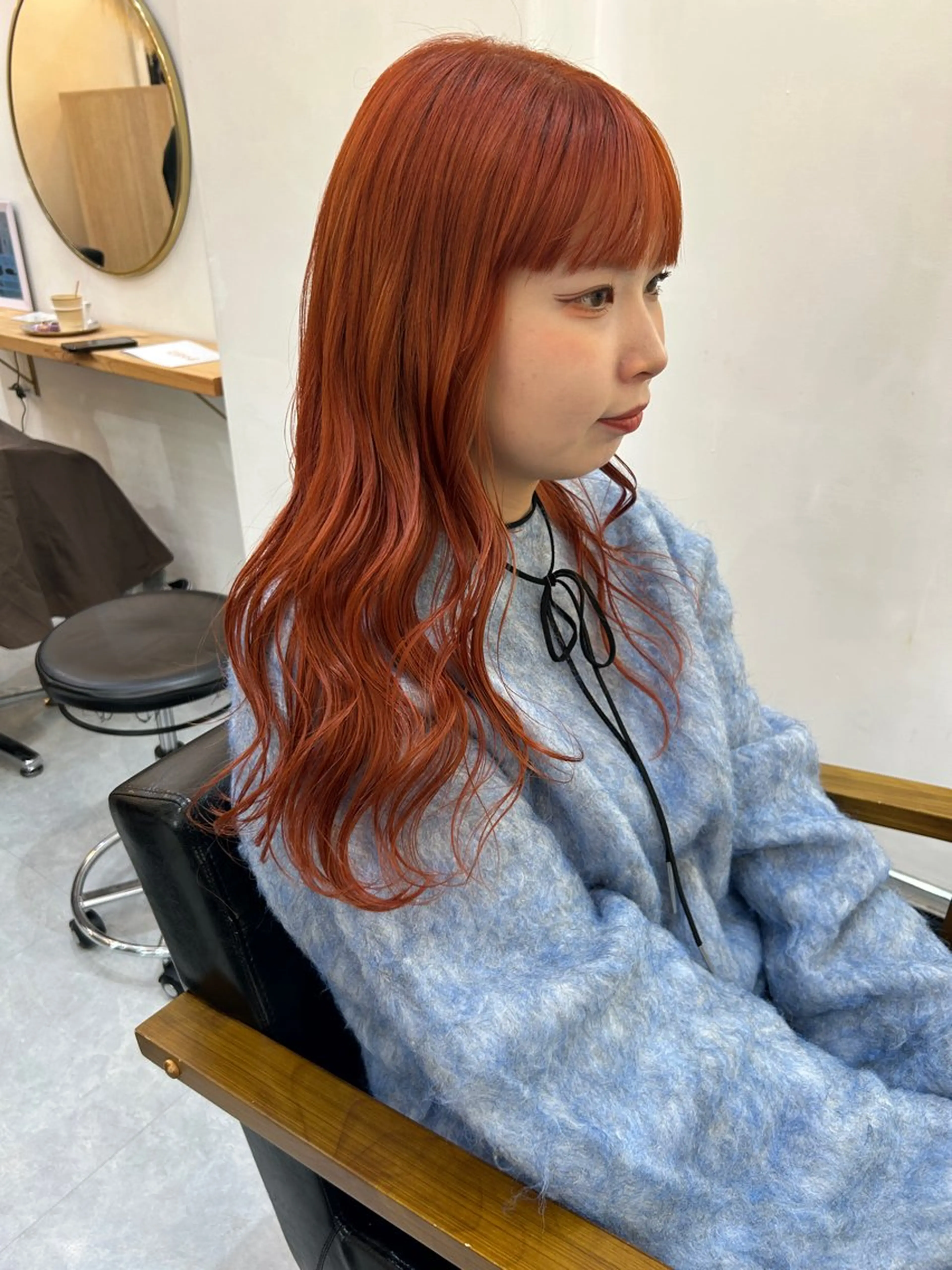 ロング カラー ヘアカラー トリートメント CARICIA 白木 由里加/新栄のヘアスタイル