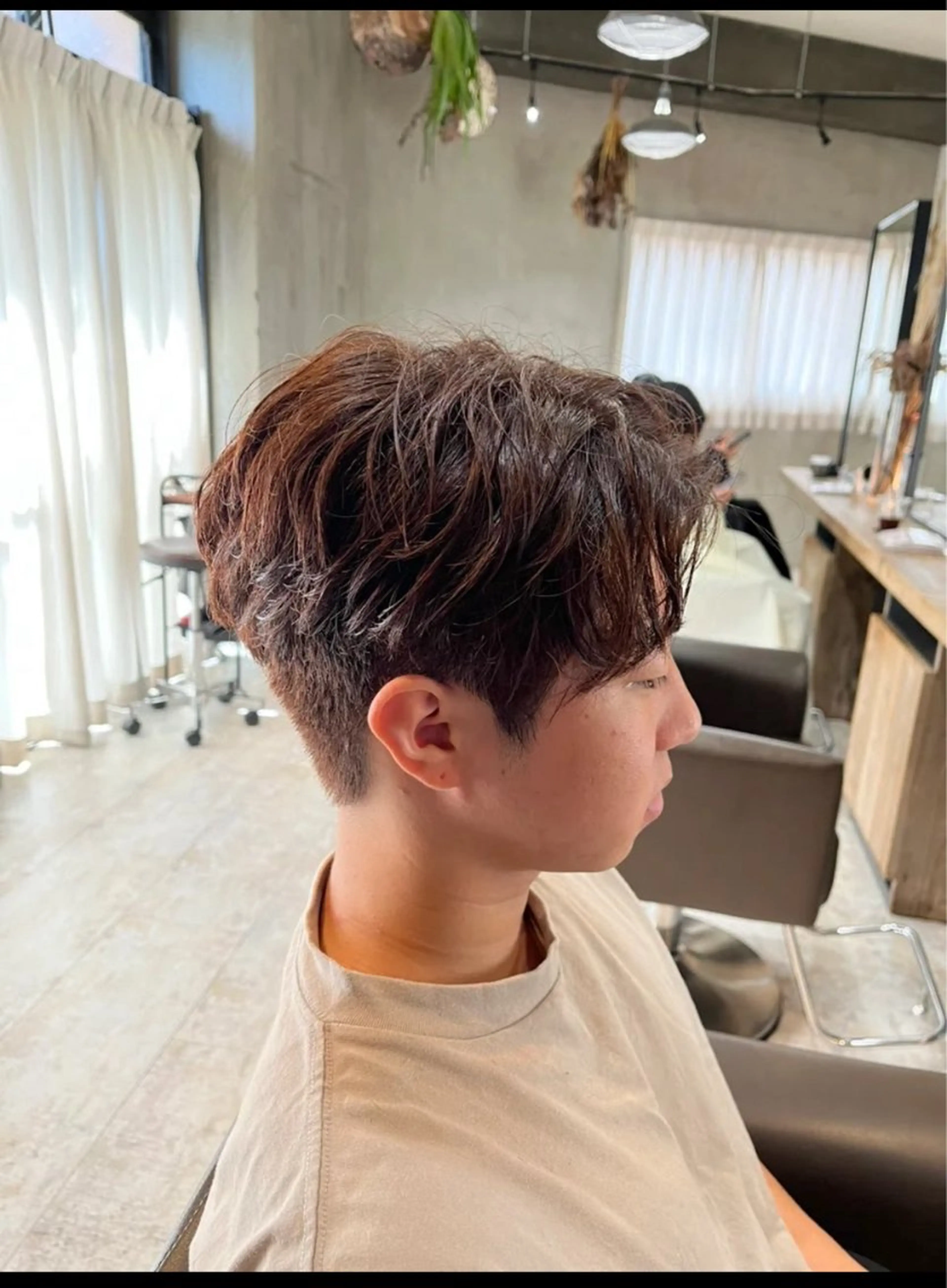 メンズ 阿部 翔一郎/暖色系カラーのヘアスタイル