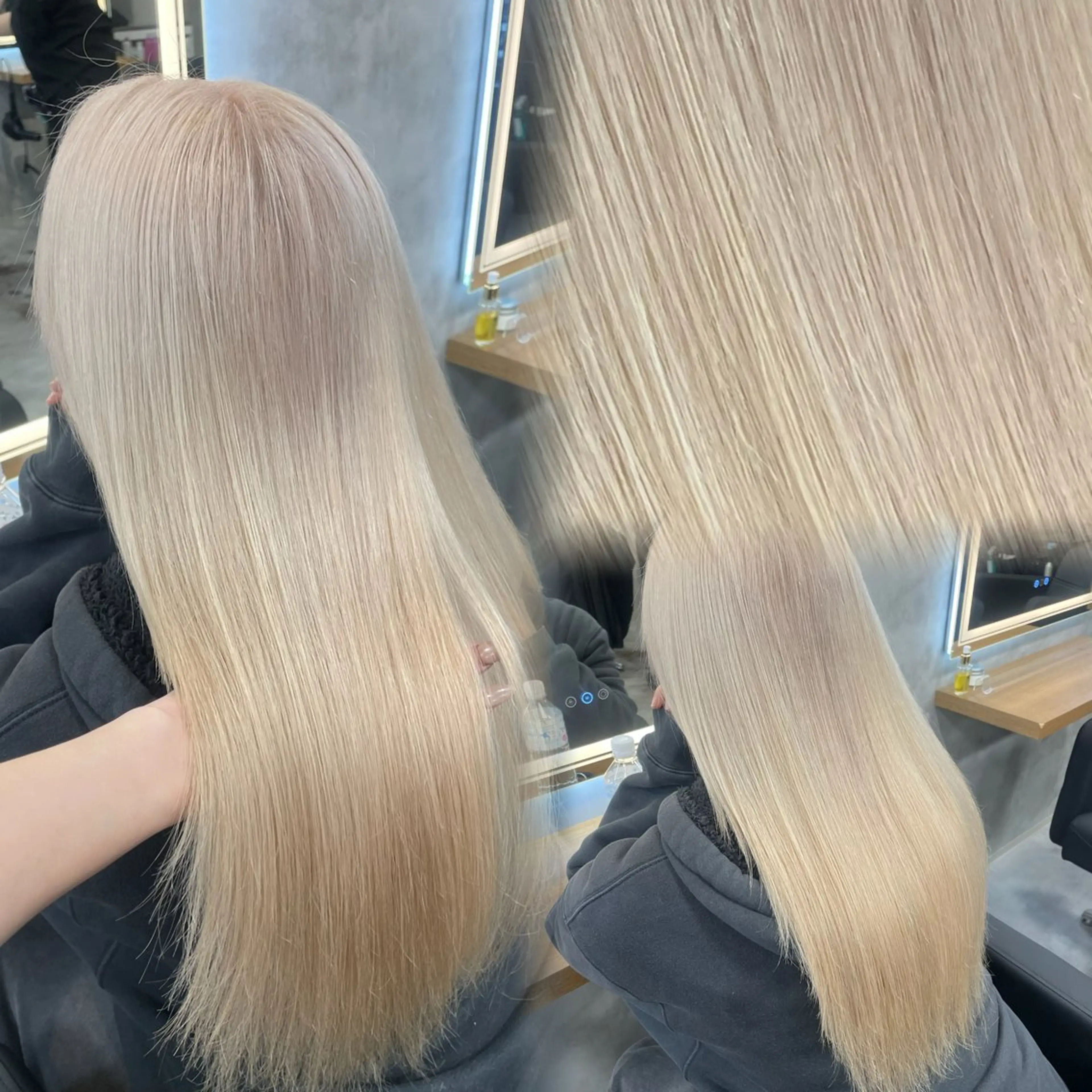 ロング カラー ヘアアレンジ ブリーチ ケアブリーチ ヘアカラー トリートメント 透明感カラー/推しカ ラー☁️JURAのヘアスタイル