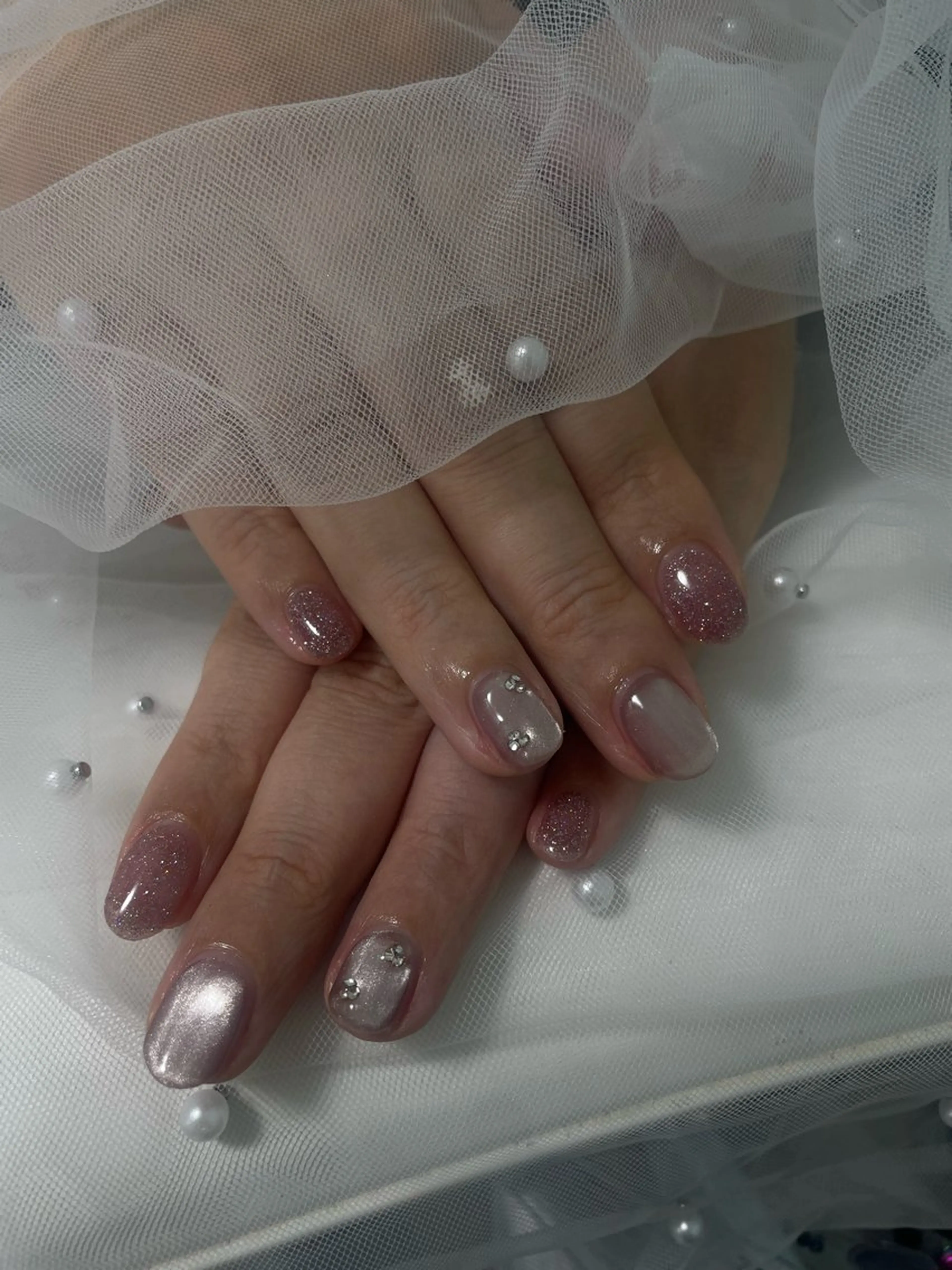 ネイル まつ毛エクステ・まつげパーマ・パリジェンヌ専門店 miel Beauty 【ミエル】所属・。 minamiのネイルデザイン