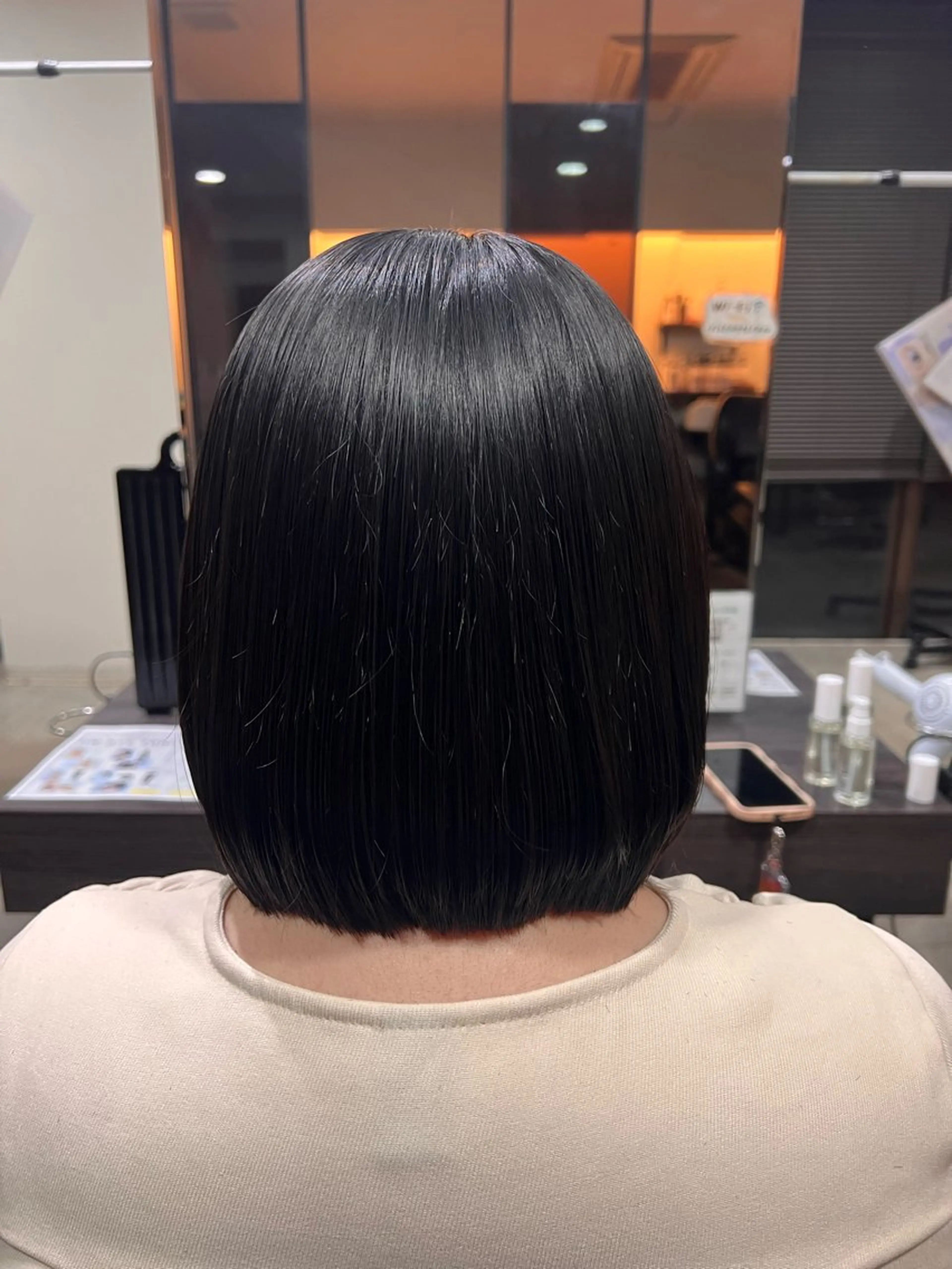 ミディアム 服部 楓のヘアスタイル