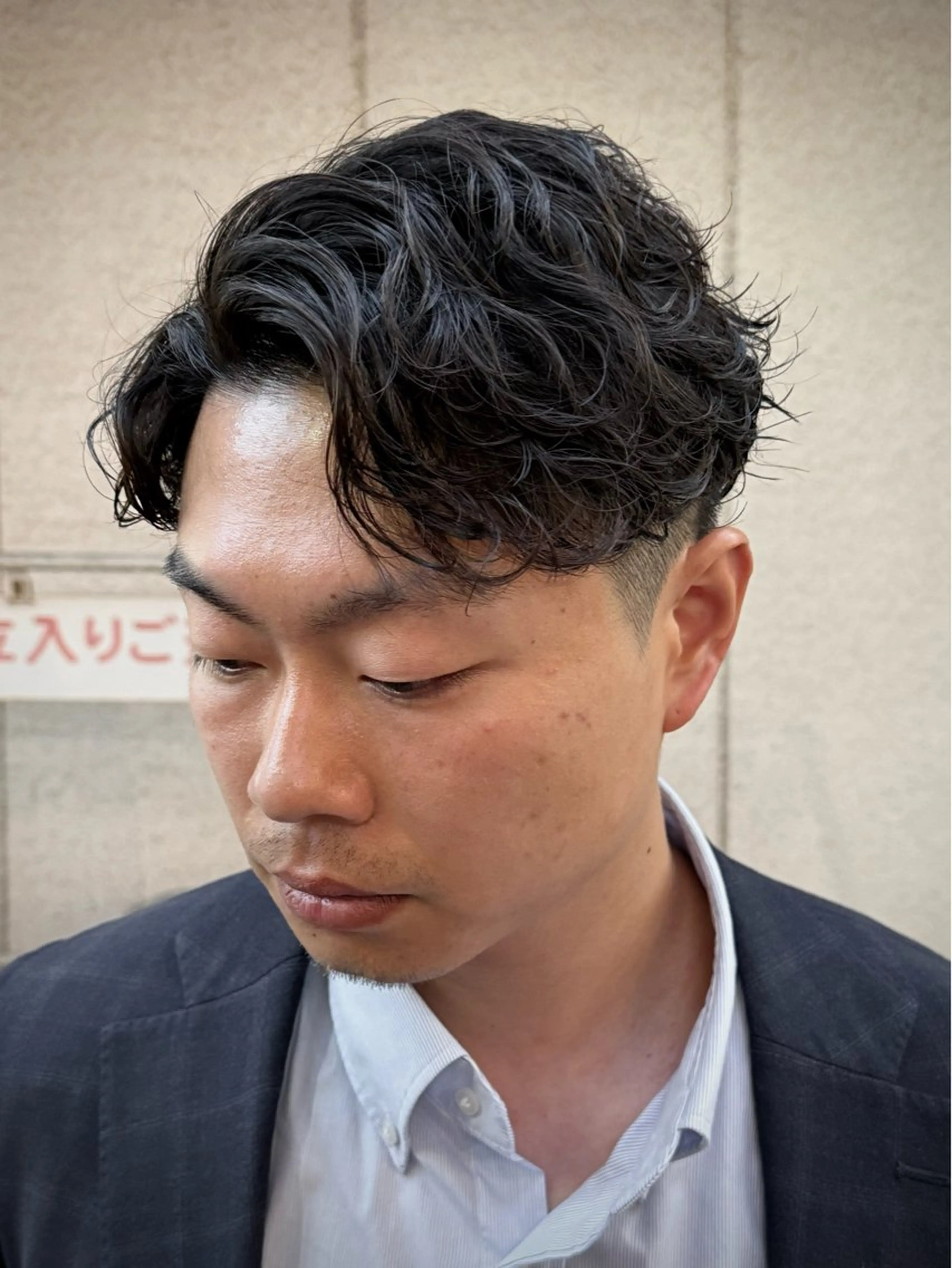 【ミニモ限定🌙】メンズカット＋ニュアンスパーマ＋1stepトリートメントの写真