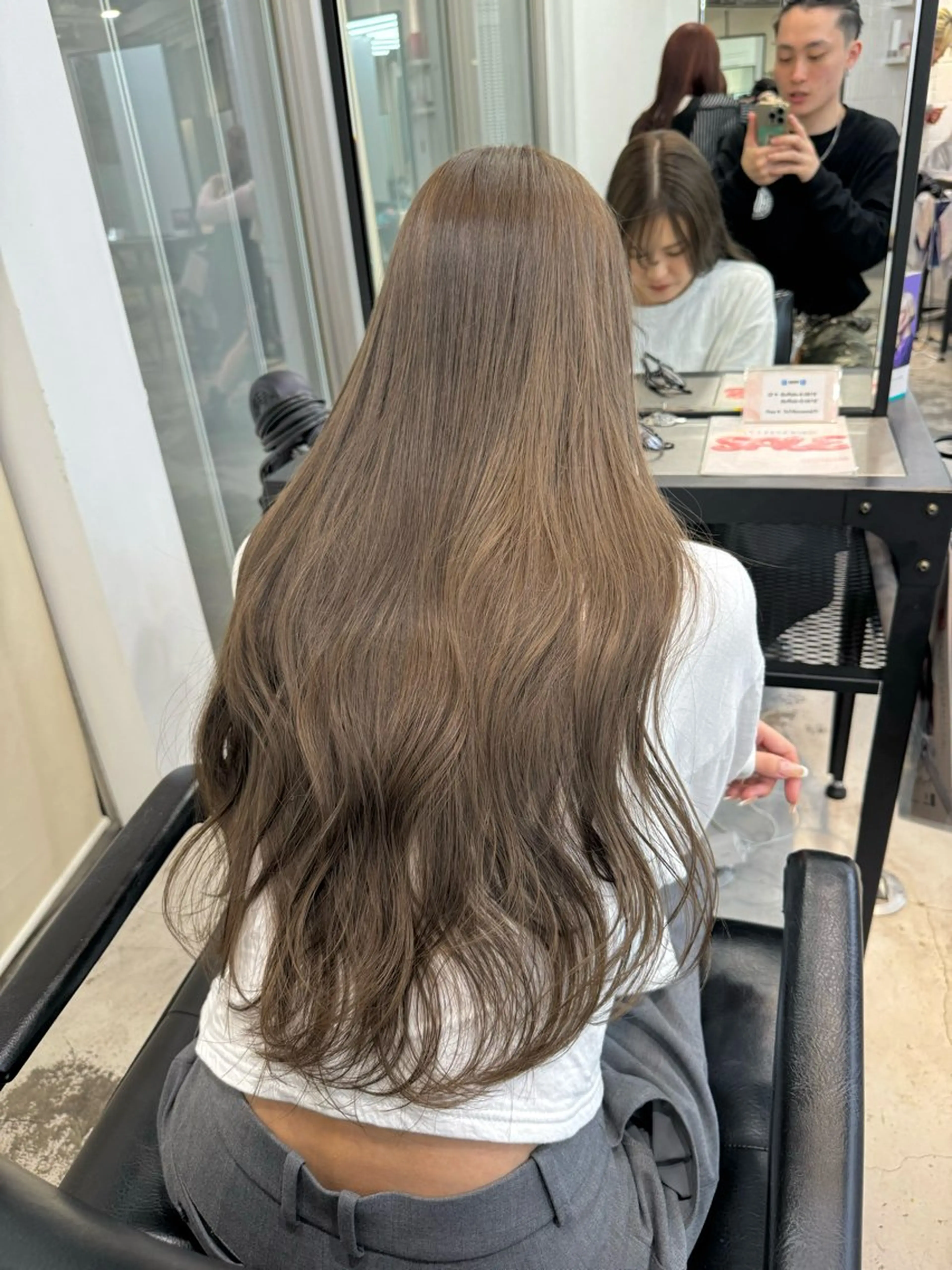 カット＋カラー＋《髪質改善ribbon🍀トリートメント》/フェイスレイヤー/顔まわりレイヤー/ボブの写真