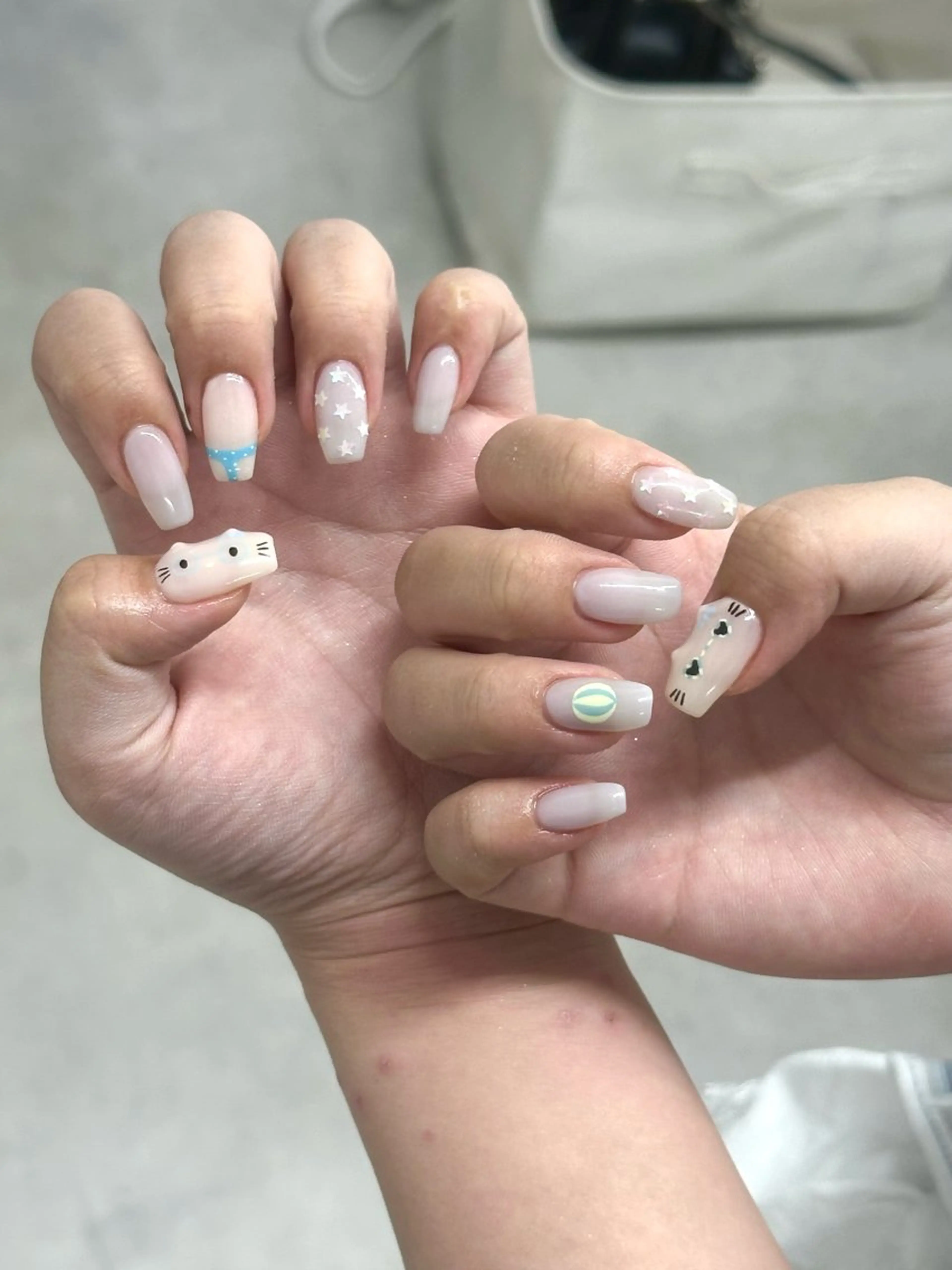 ネイル ハンドネイル 𝐦𝐢𝐲𝐮/韓 国𝐲𝟐𝐤ネイルのネイルデザイン