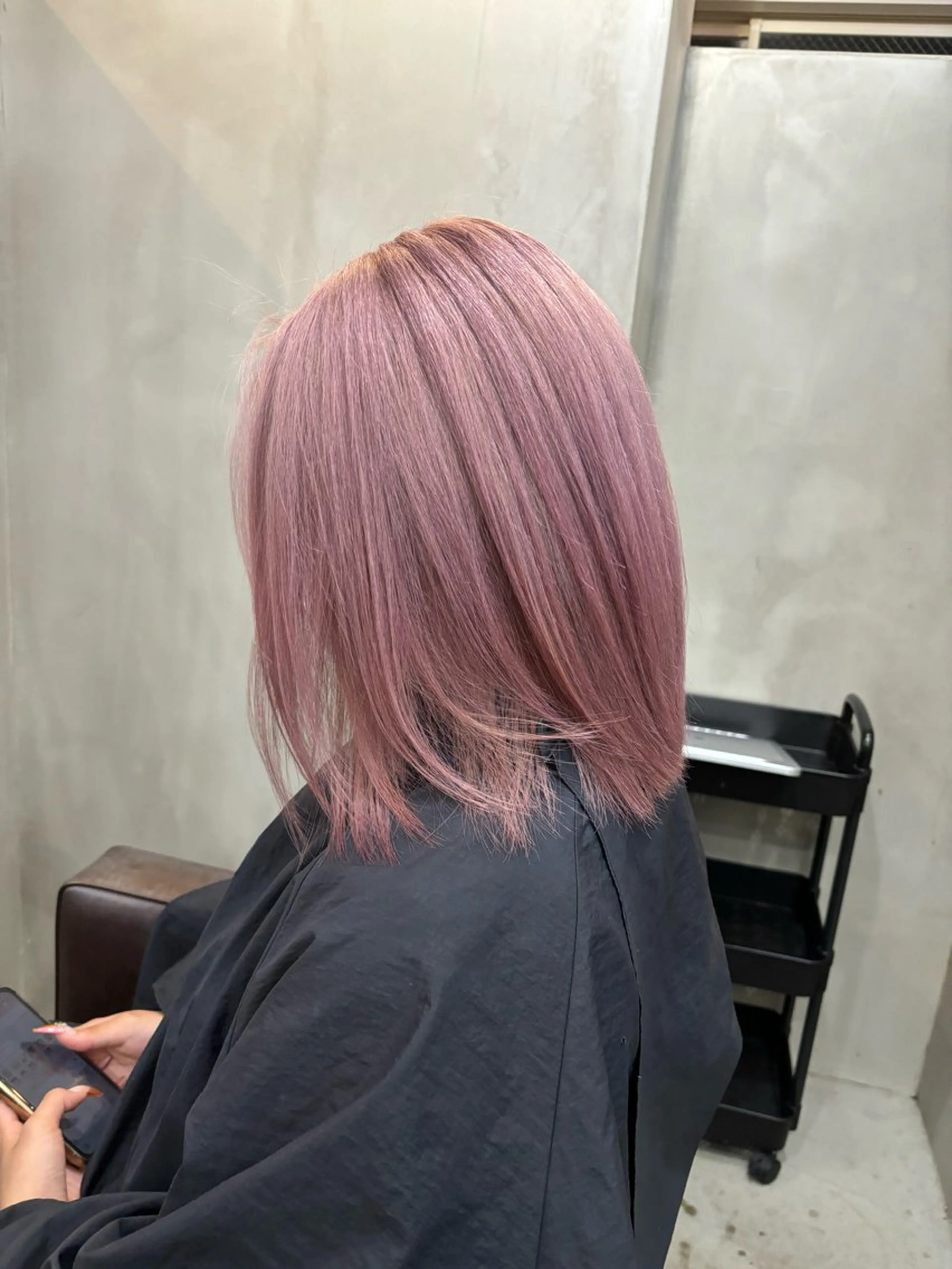 ショート カラー ピンクカラー VOYAGE所属・中園 康のヘアスタイル