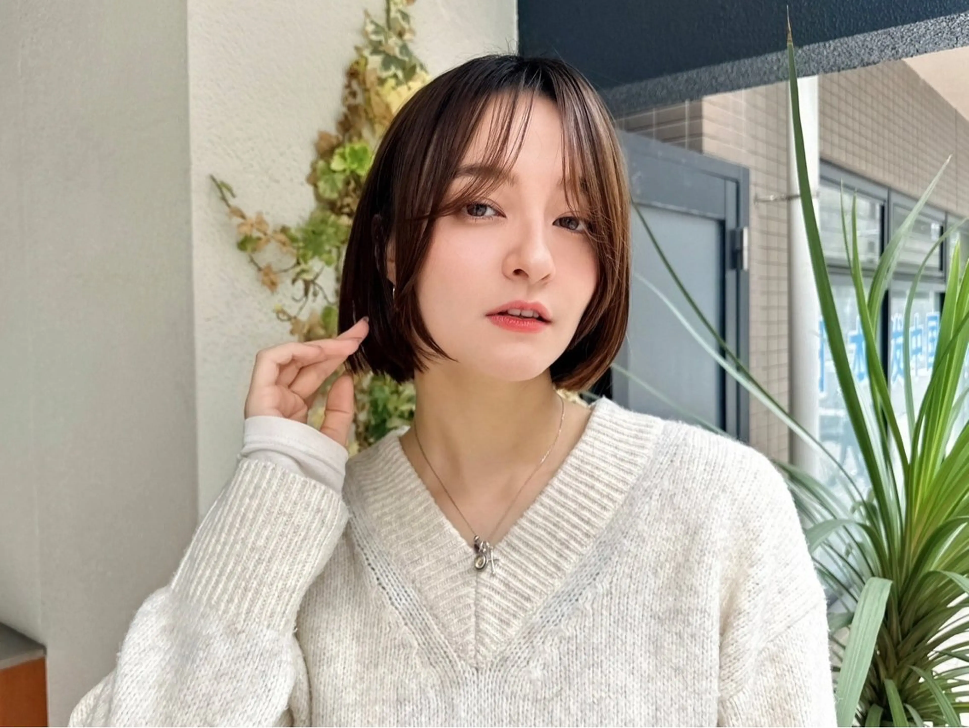 オーガニックカラーカットAujuaトリートメント1ステップの写真