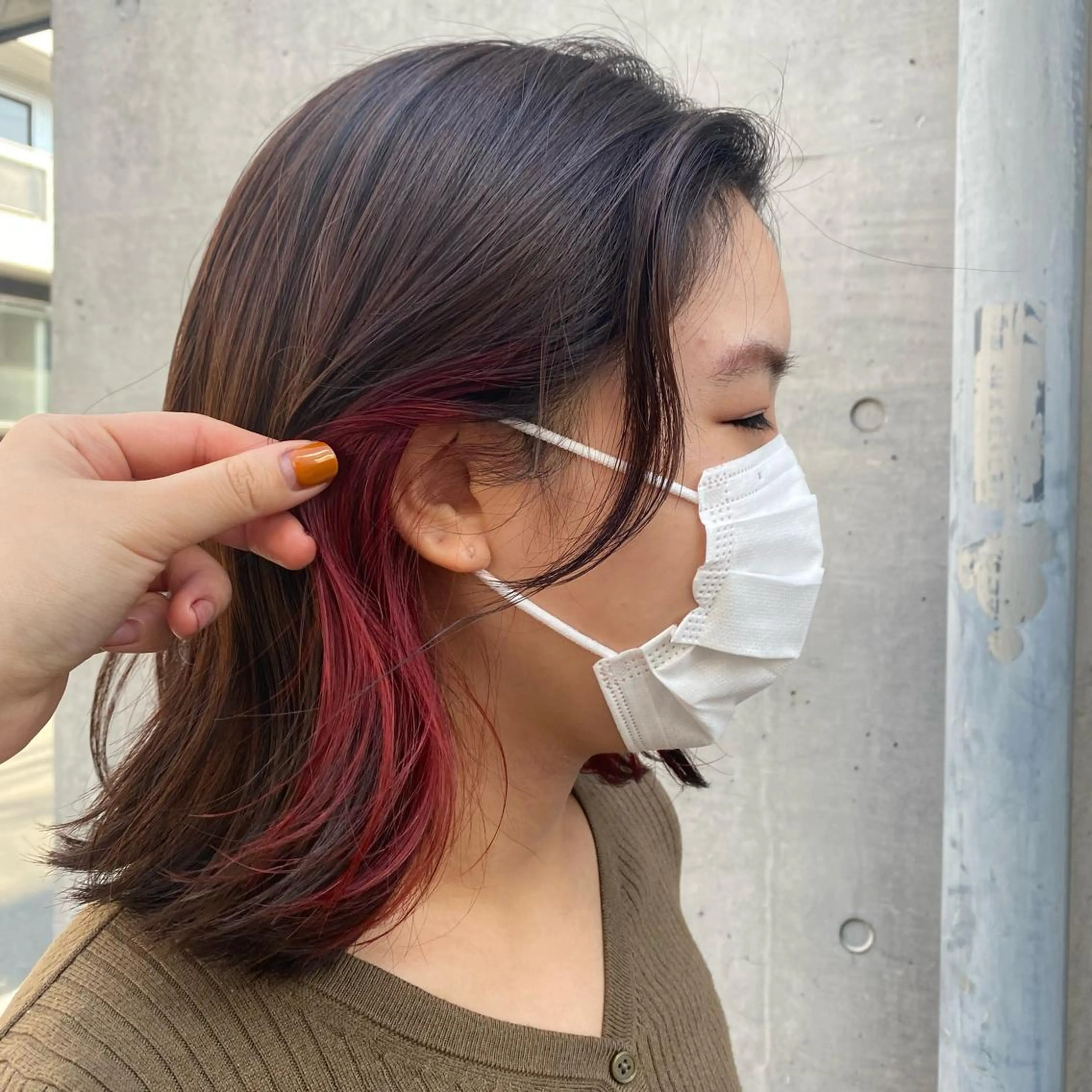 ミディアム カラー 🪭risa 暖色/レイヤー🪭のヘアスタイル