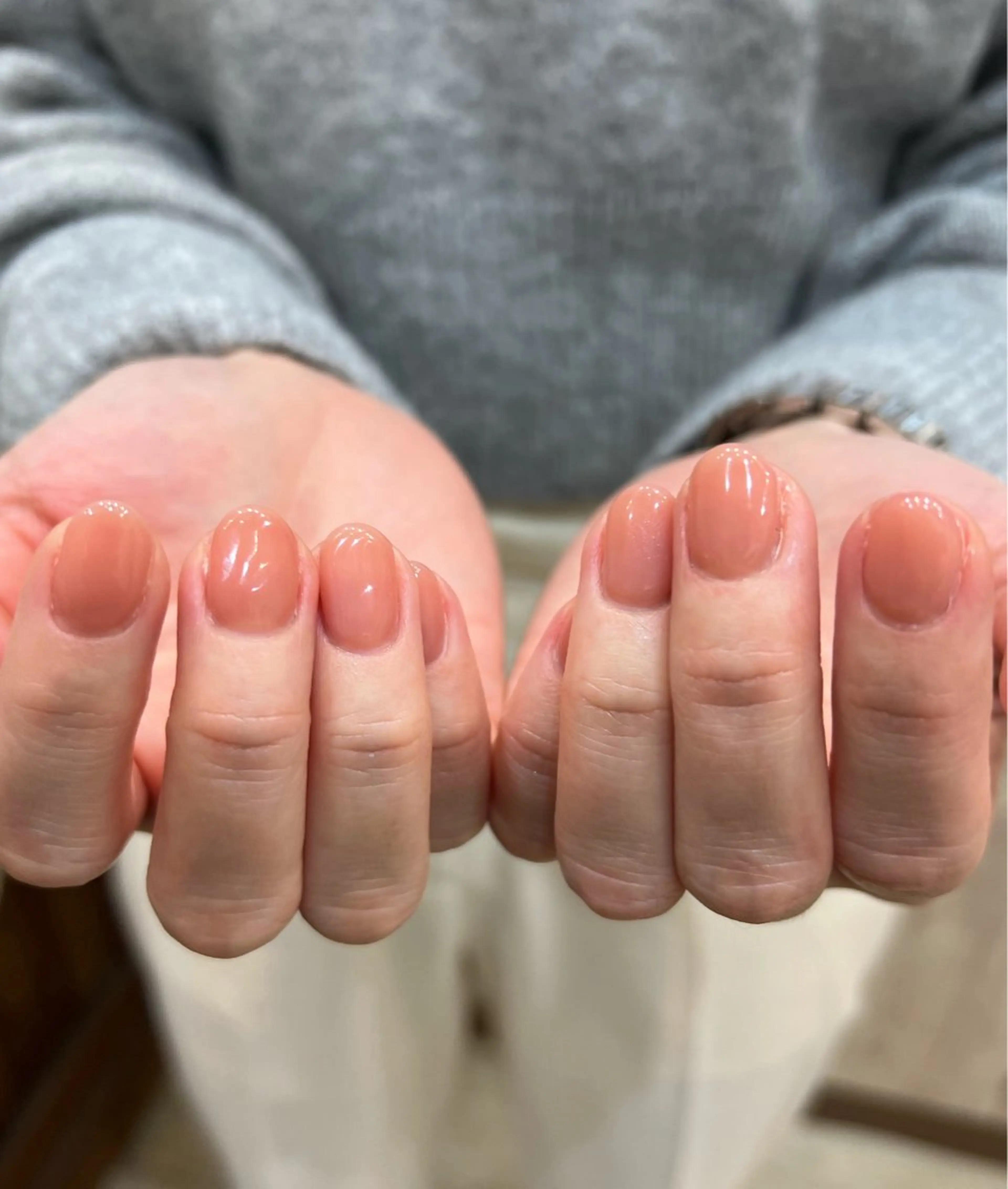 ネイル ワンカラーネイル ハンドネイル ヘアメイクネイリスト 💄💅hidemiのヘアスタイル