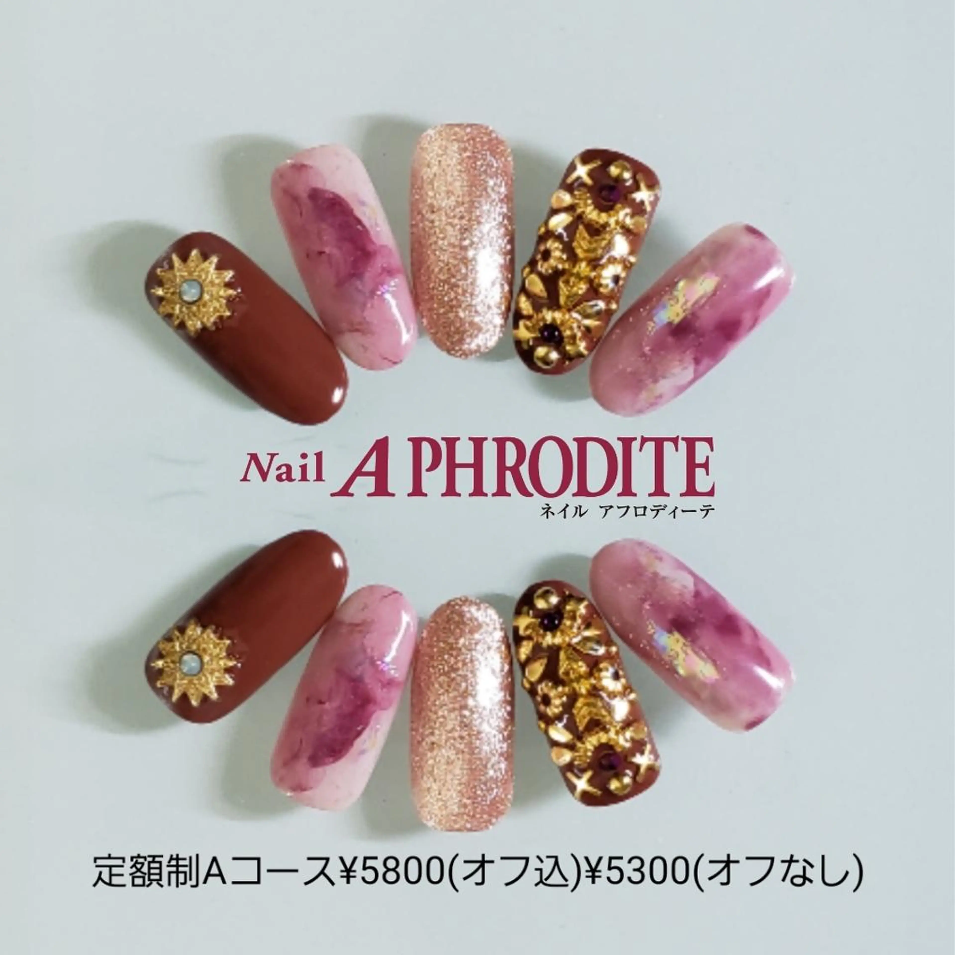 ネイル 持ち込み ハンドネイル Nail  Aphroditeのネイルデザイン