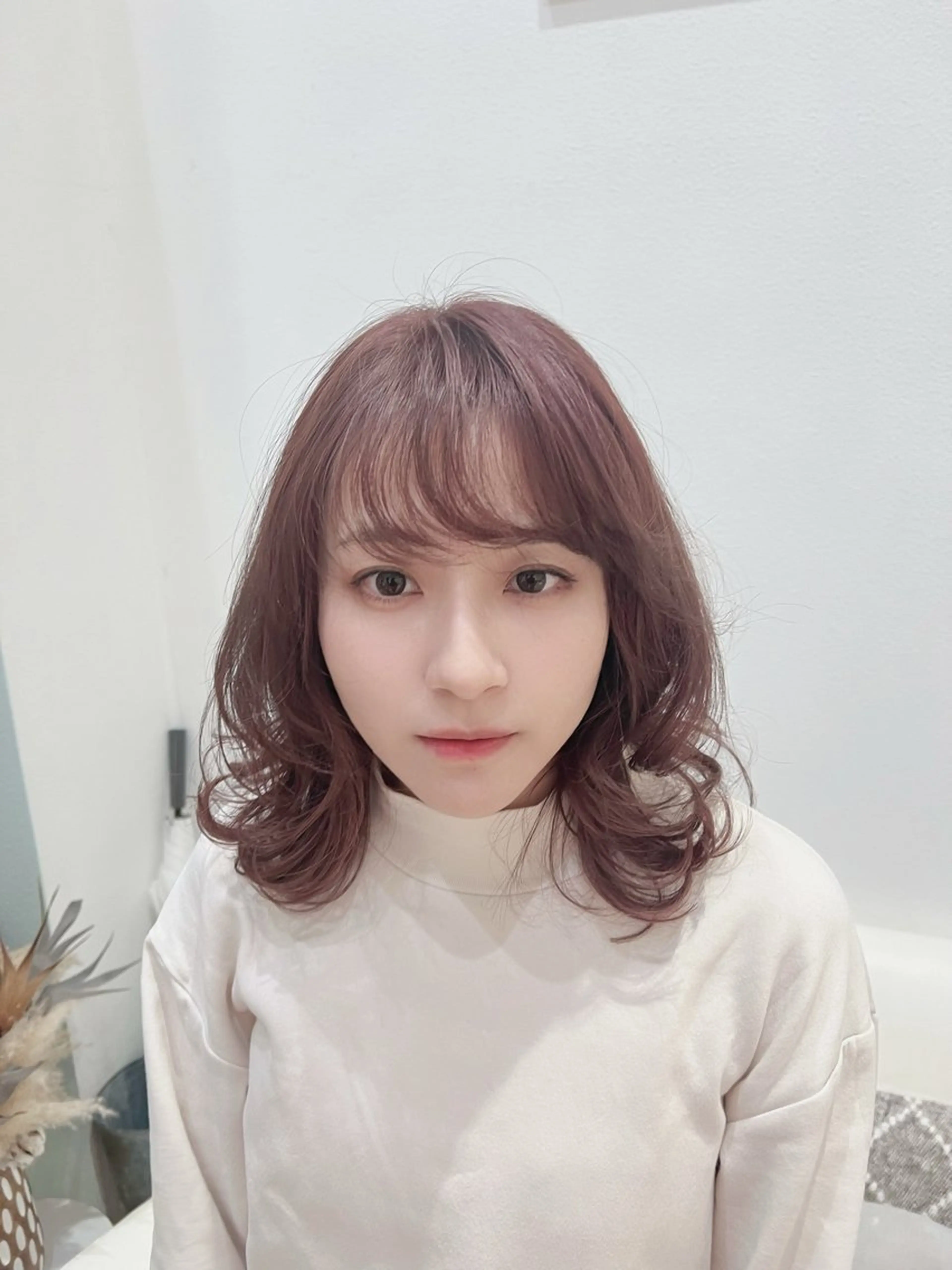 ミディアム カラー カット 堀井 凌平のヘアスタイル