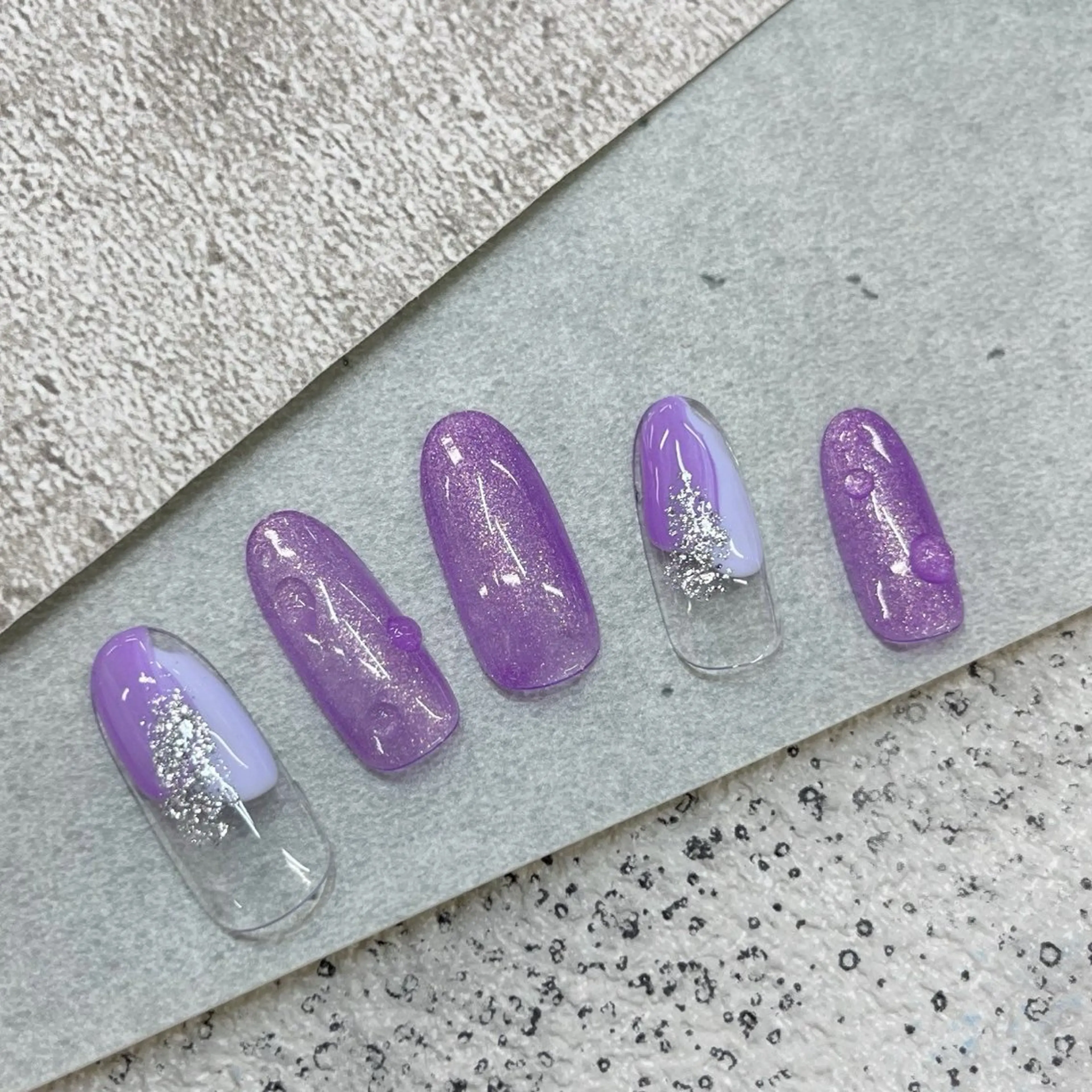 ネイル ⭐︎休業中の練習⭐︎ JNA認定講師髙橋のネイルデザイン