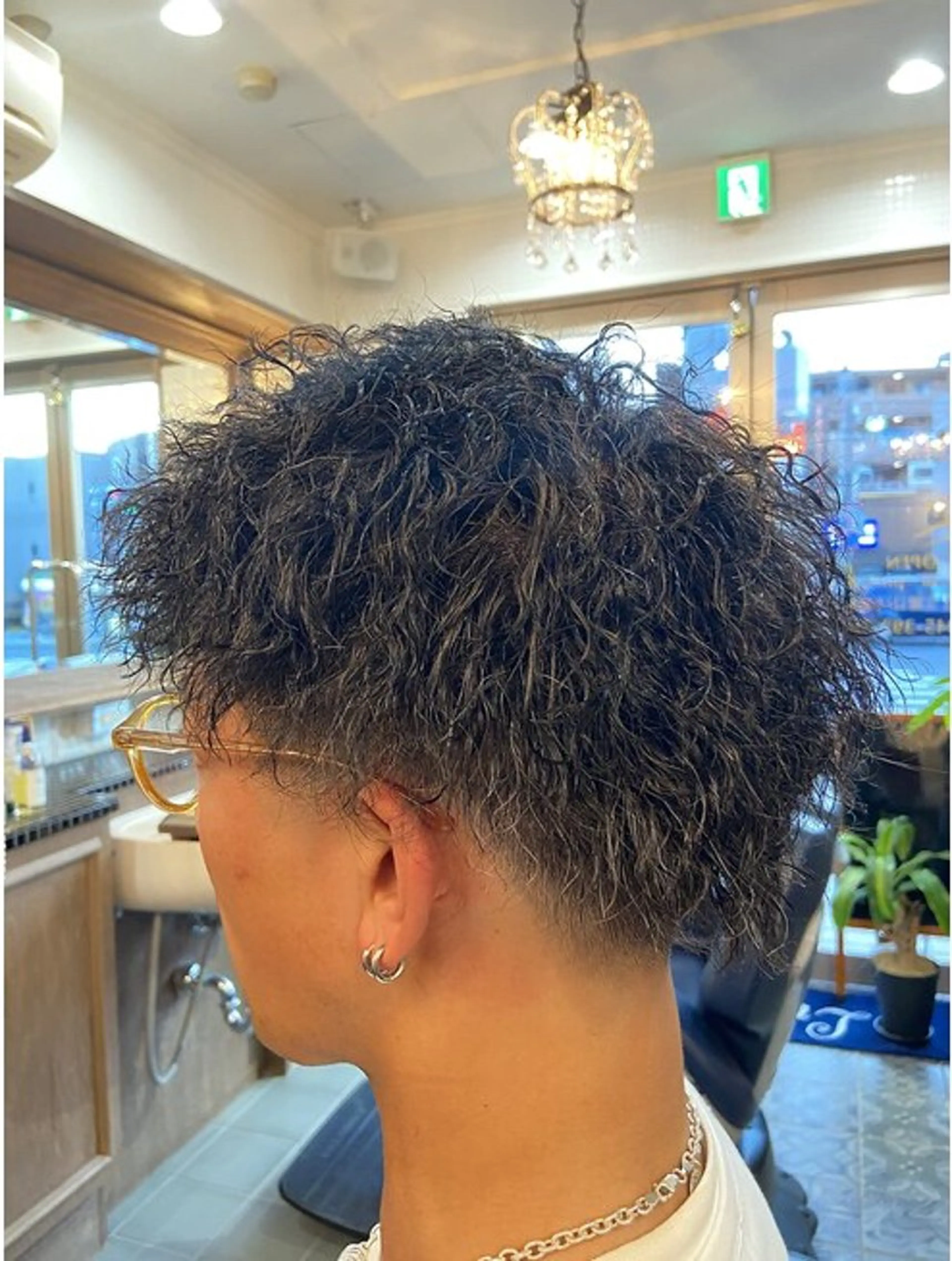 パーマ メンズ lupinus 中田店のヘアスタイル