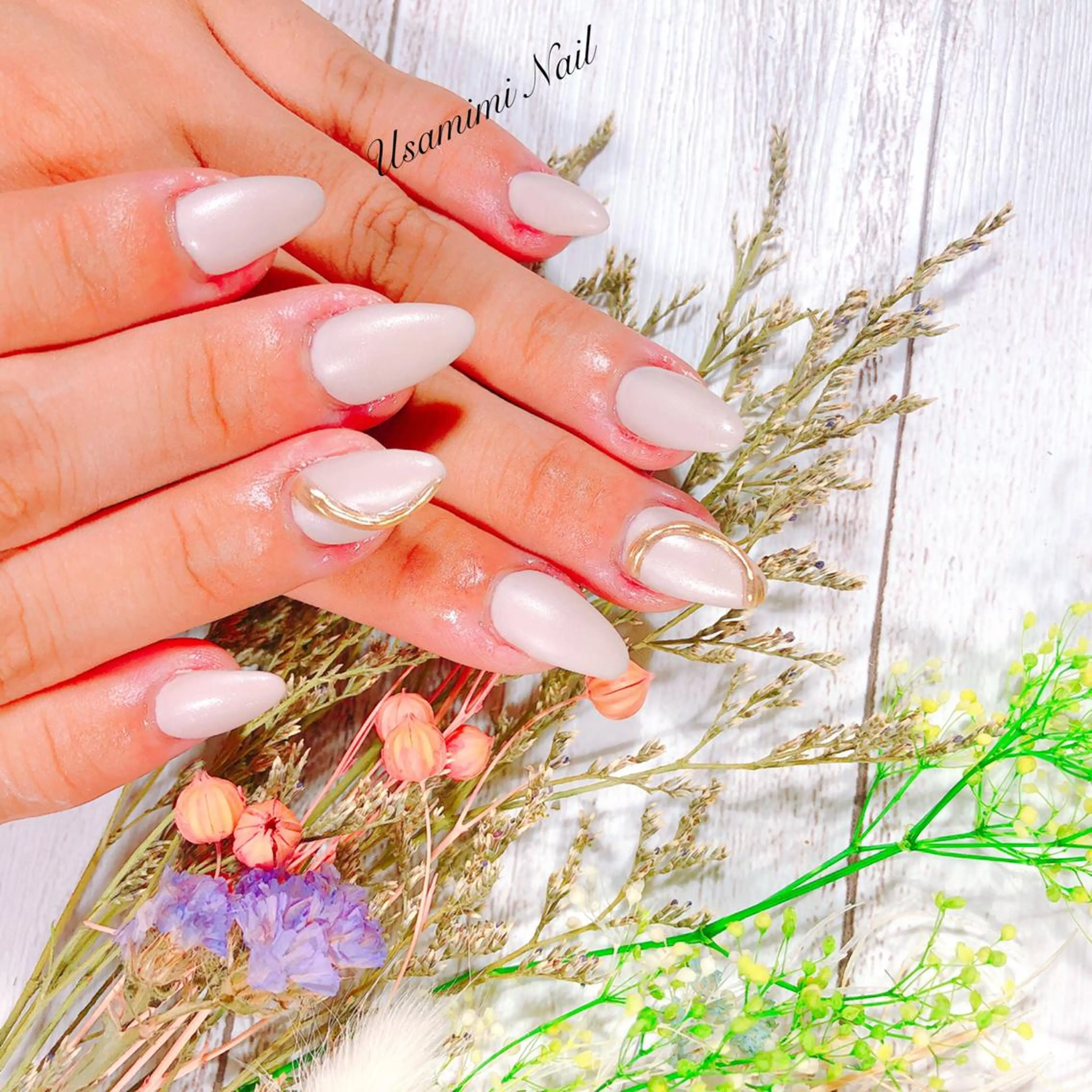 ネイル ハンドネイル USAMiMi 🐰💕のネイルデザイン