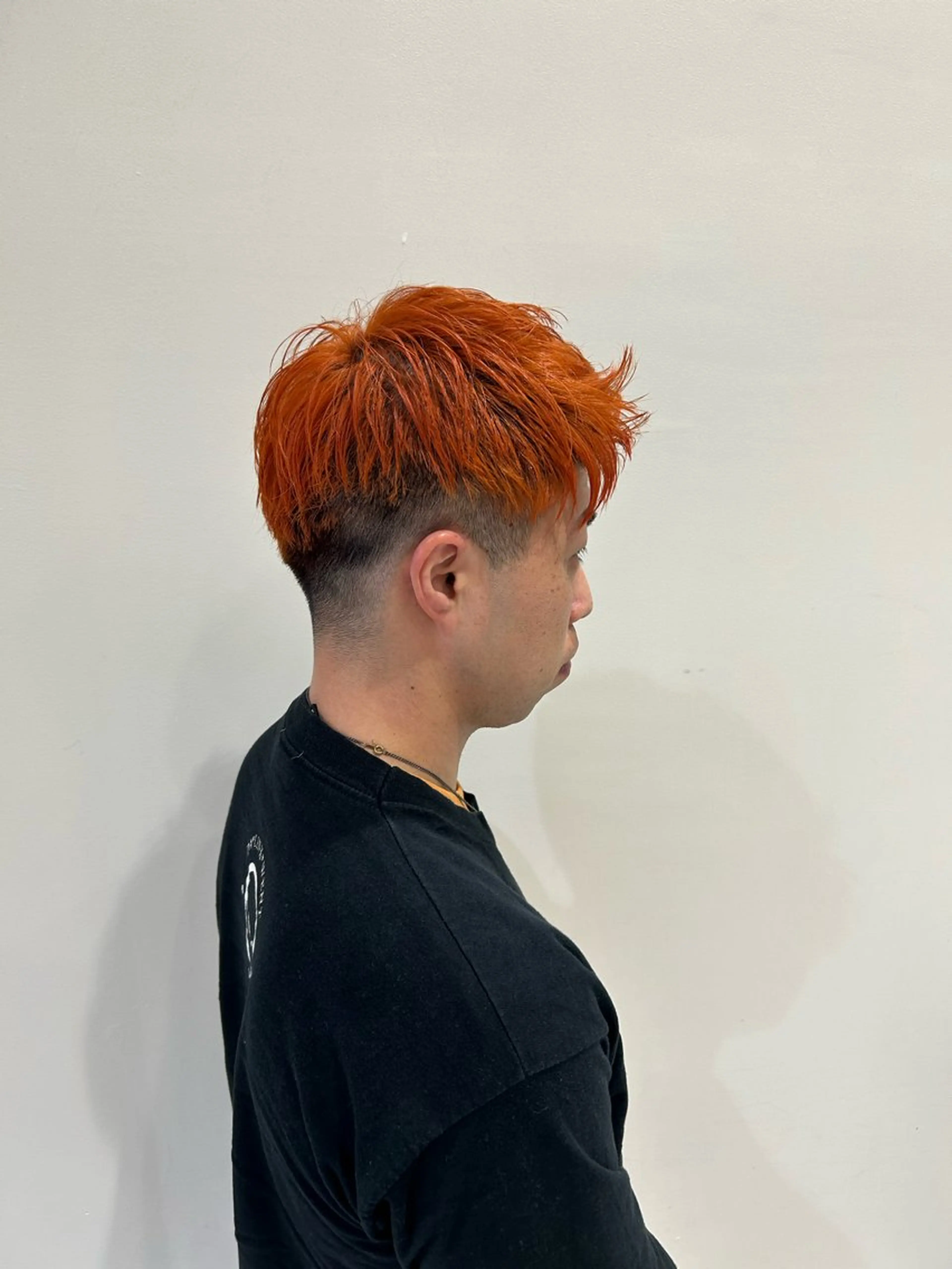 カラー オレンジ 尾野 碧泉のヘアスタイル