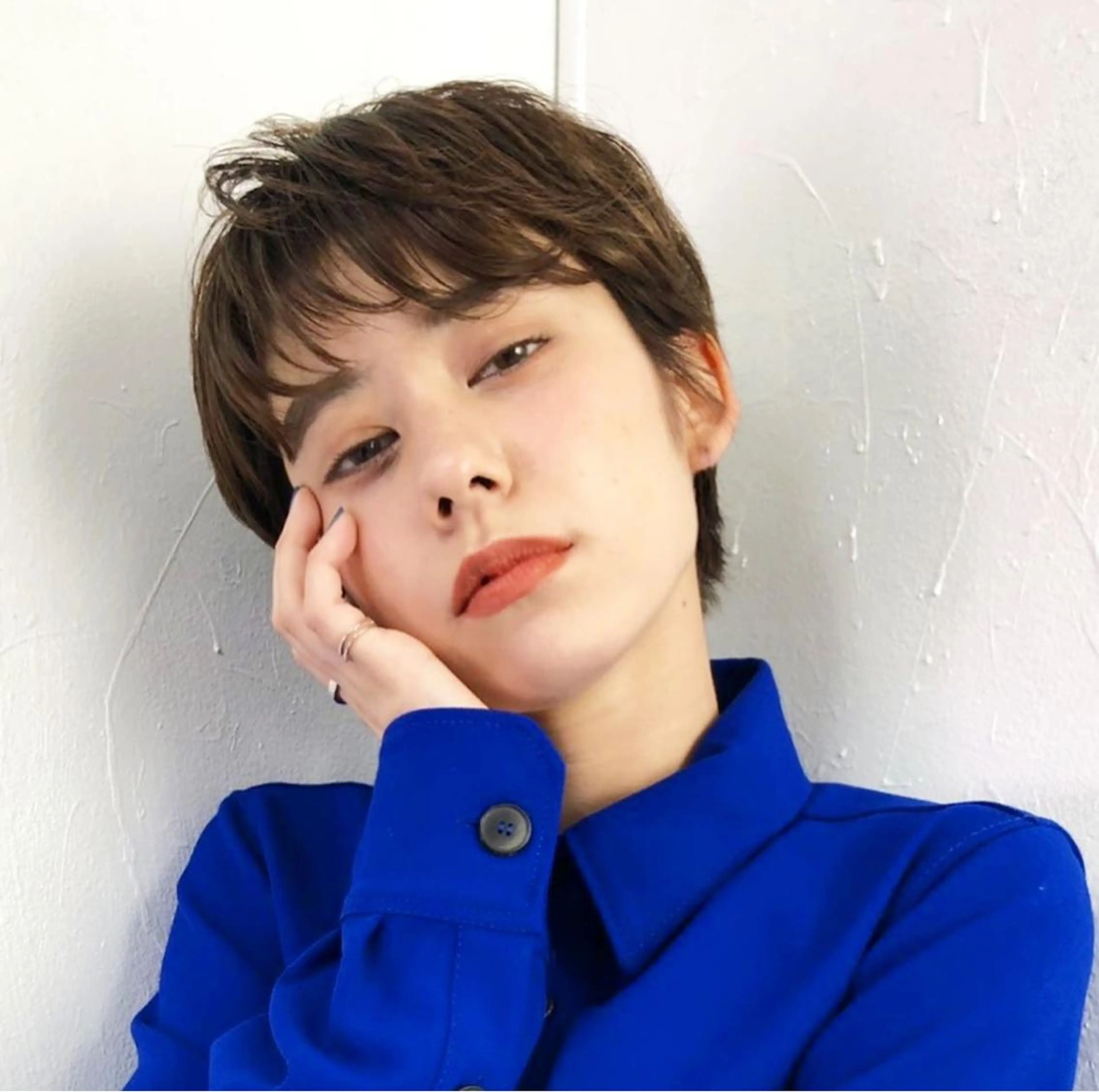 ショート カット 河原 亮のヘアスタイル