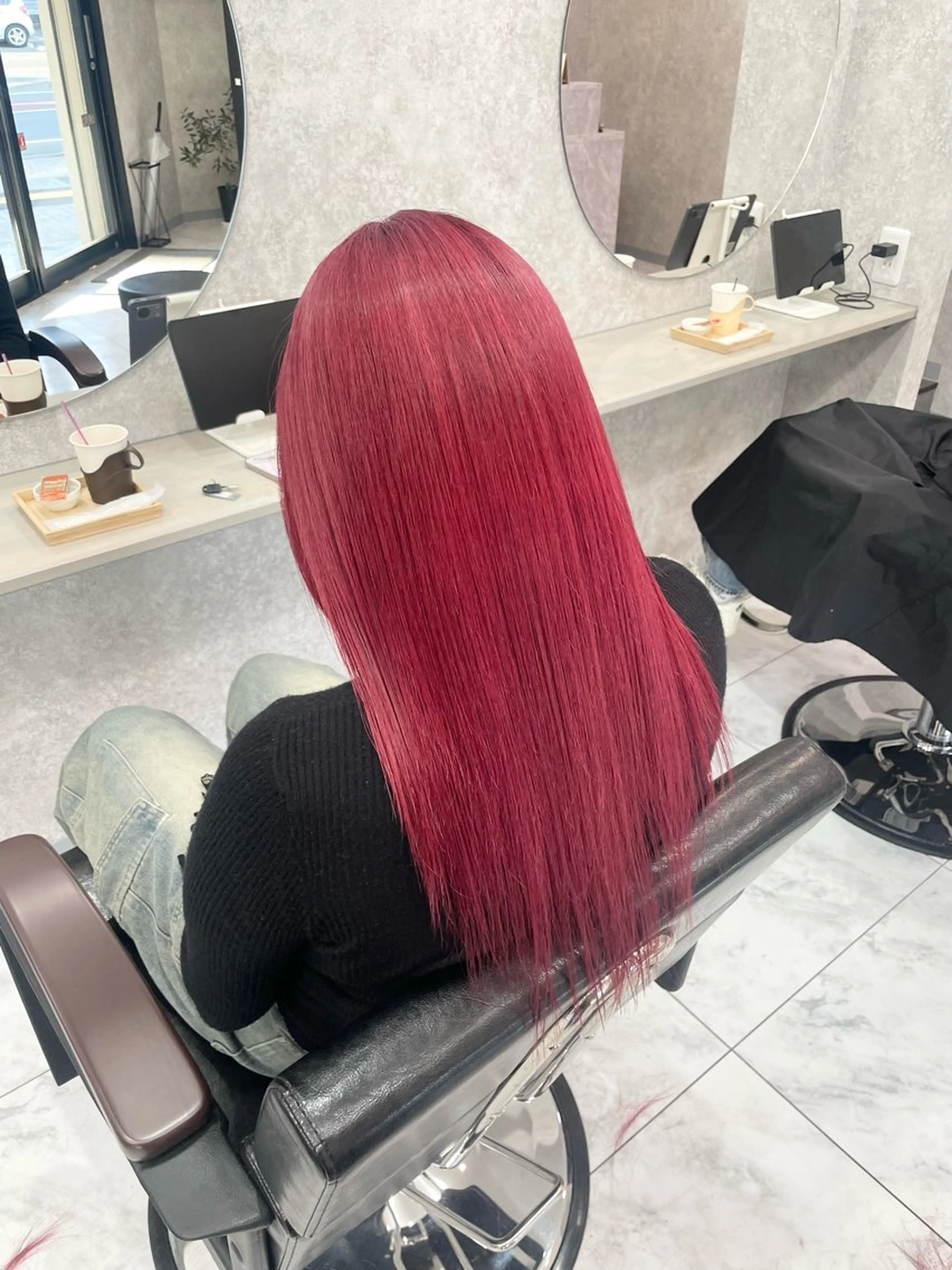 セミロング 🦋ハイトーン🦋 石山 希理🦋のヘアスタイル