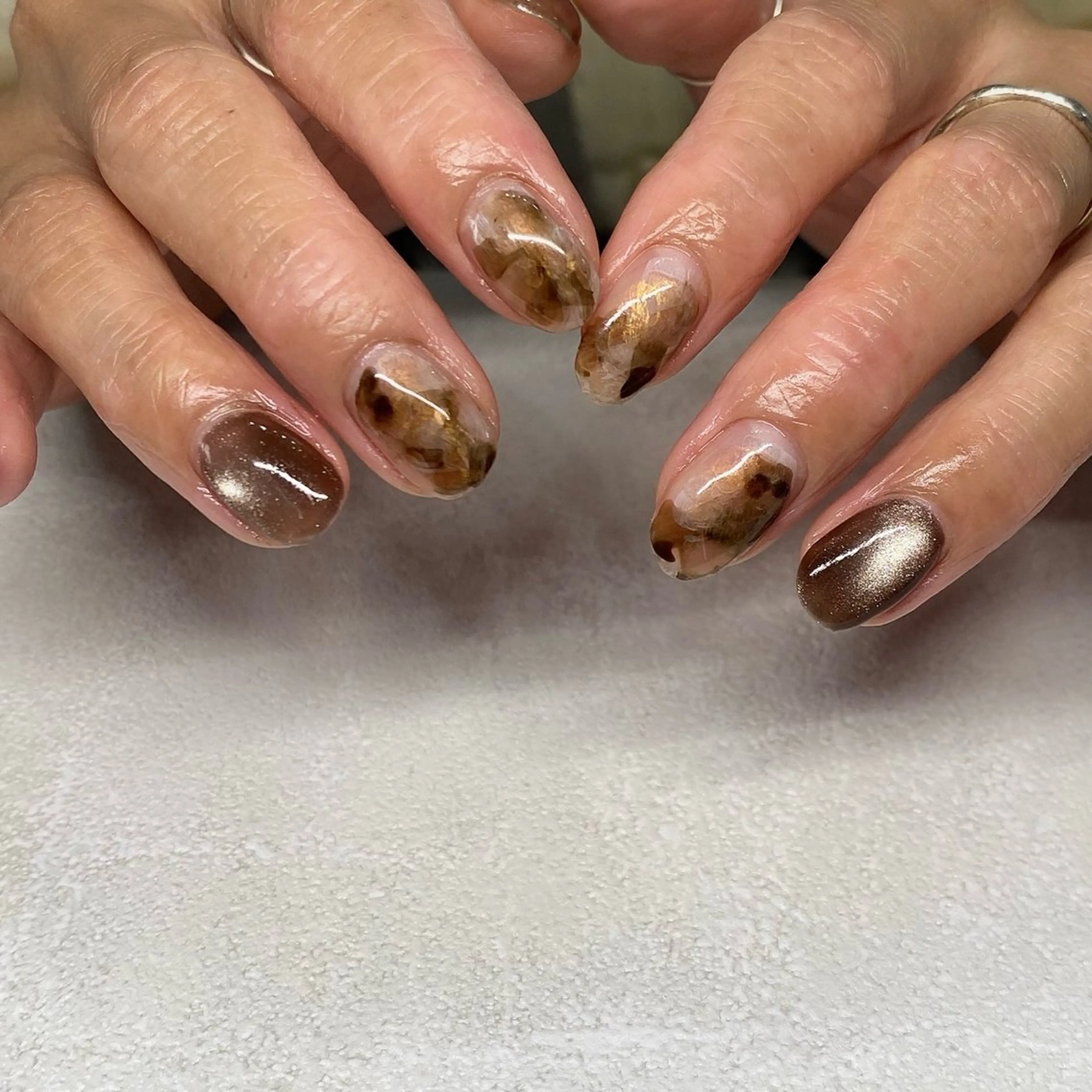 ネイル ニュアンスネイル ハンドネイル KONDO RIHO♡のネイルデザイン