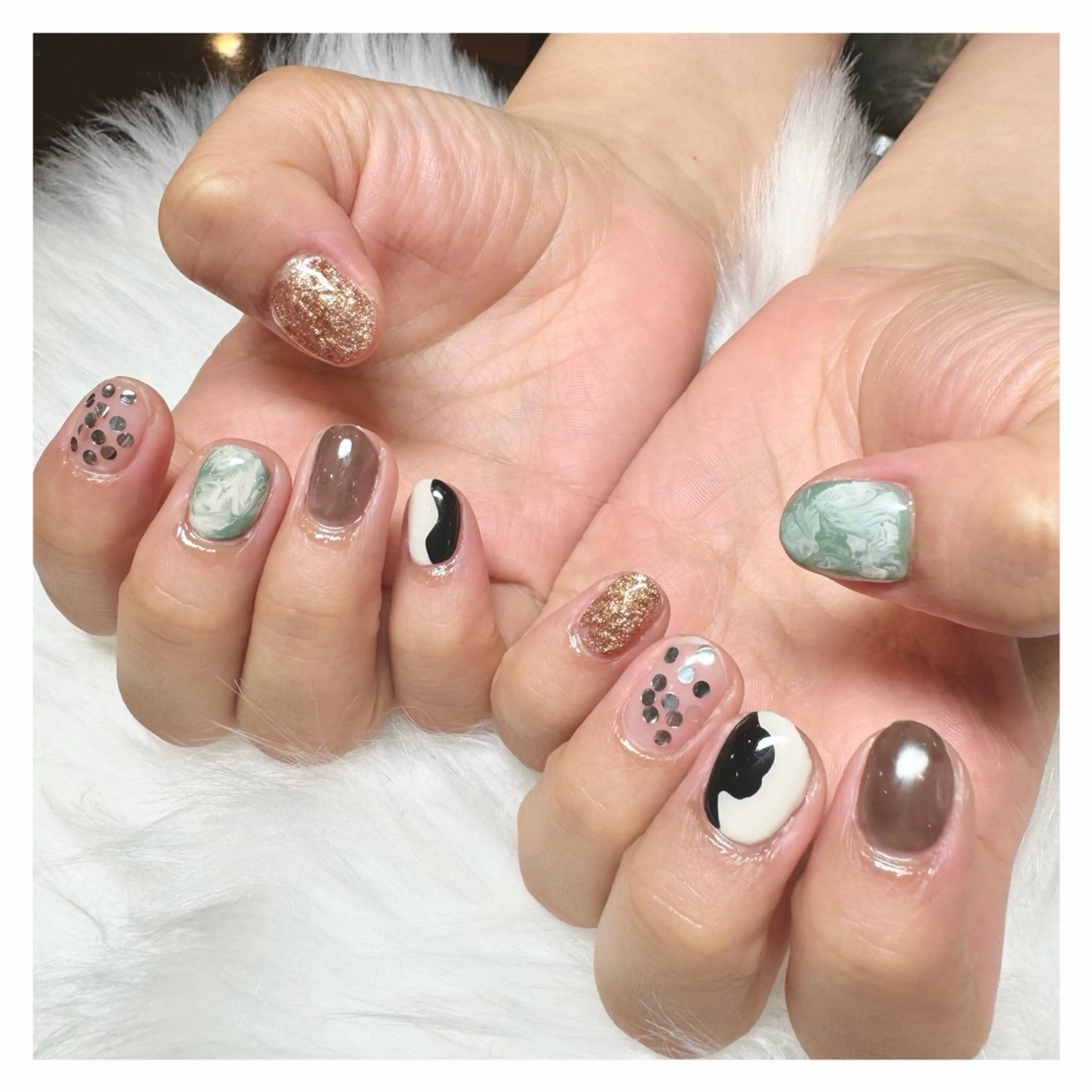 ネイル joieange 心斎橋Hazukiのネイルデザイン