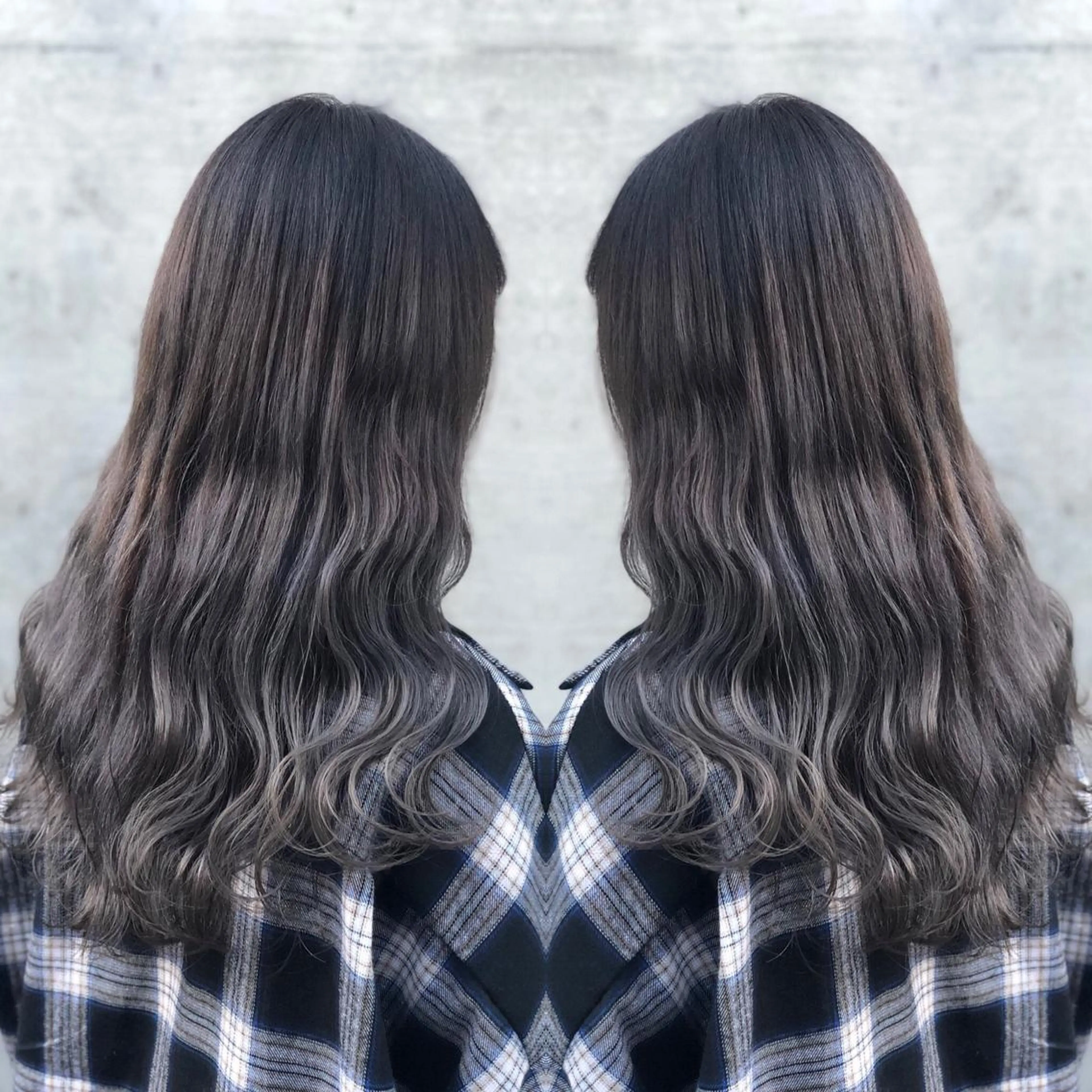 ロング カラー グラデーションカラー グレージュ ミニモお気に入り数 No.1宍戸雄弥のヘアスタイル