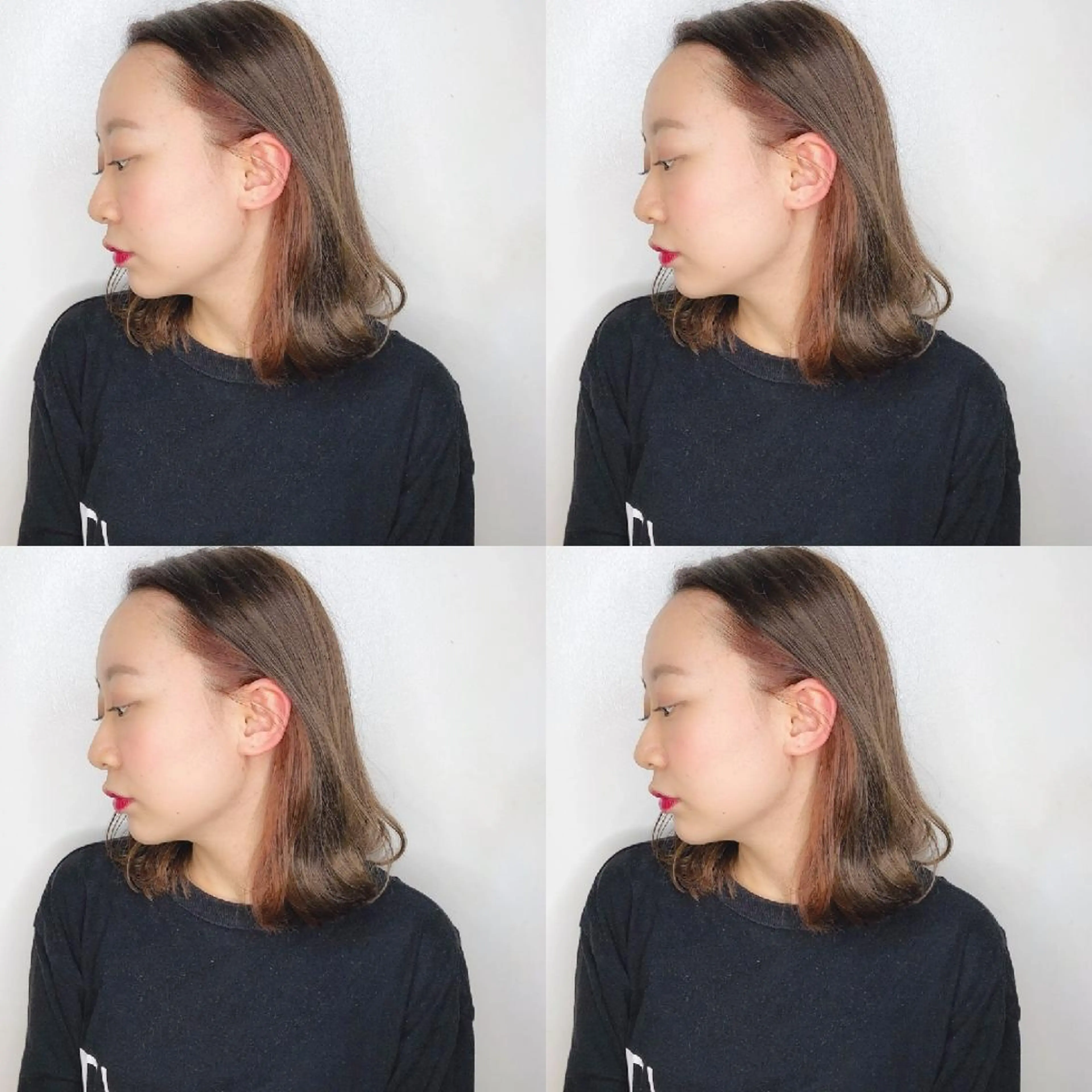 ショート ヘアアレンジ カラー ブリーチ ケアブリーチ インナーカラー 竹内啓太 ボブのヘアスタイル