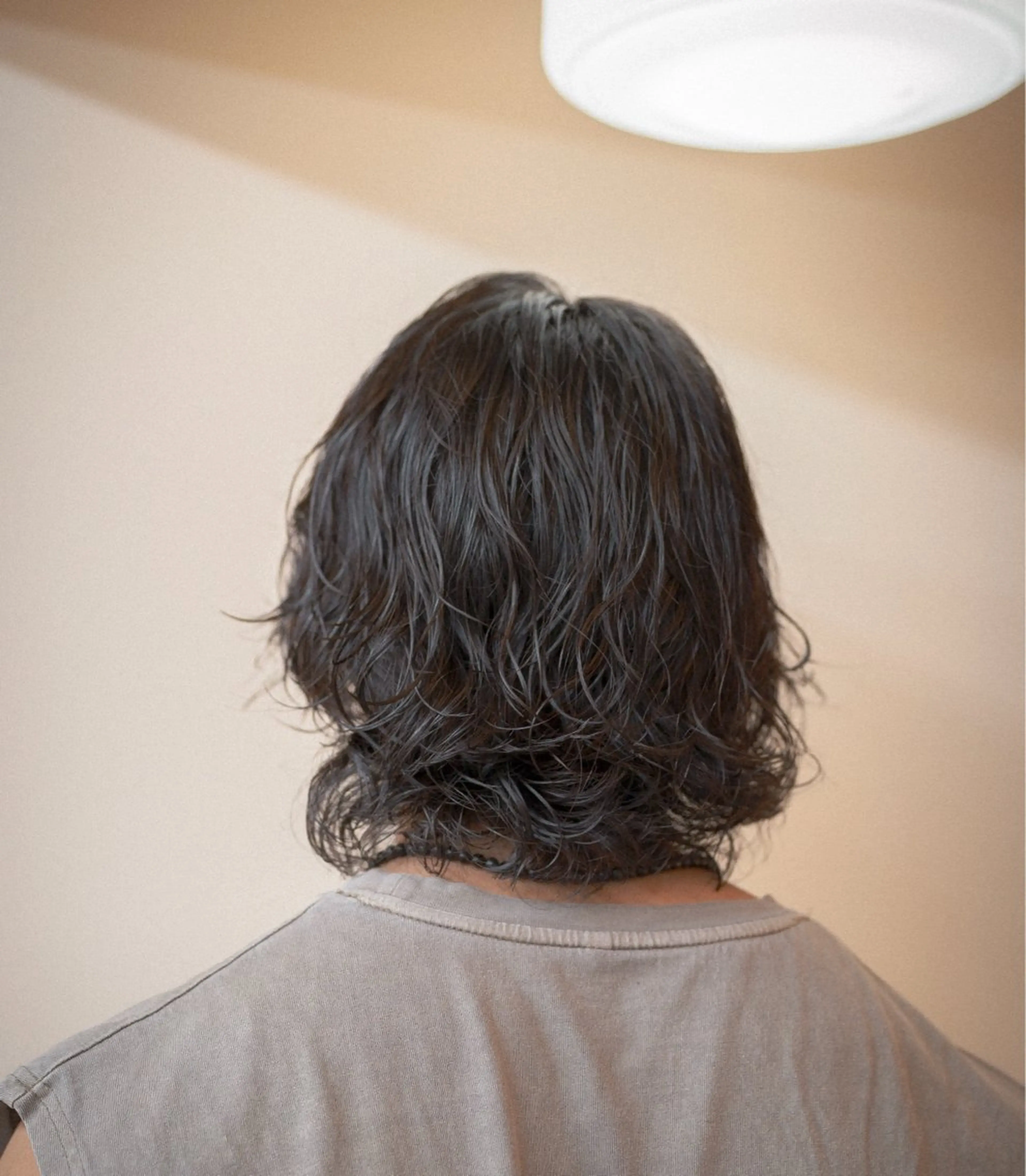 セミロング カラー パーマ メンズ メンズパーマ セミロングパーマ カット パーマ 🔗メンズサロン🔗 Kieのヘアスタイル