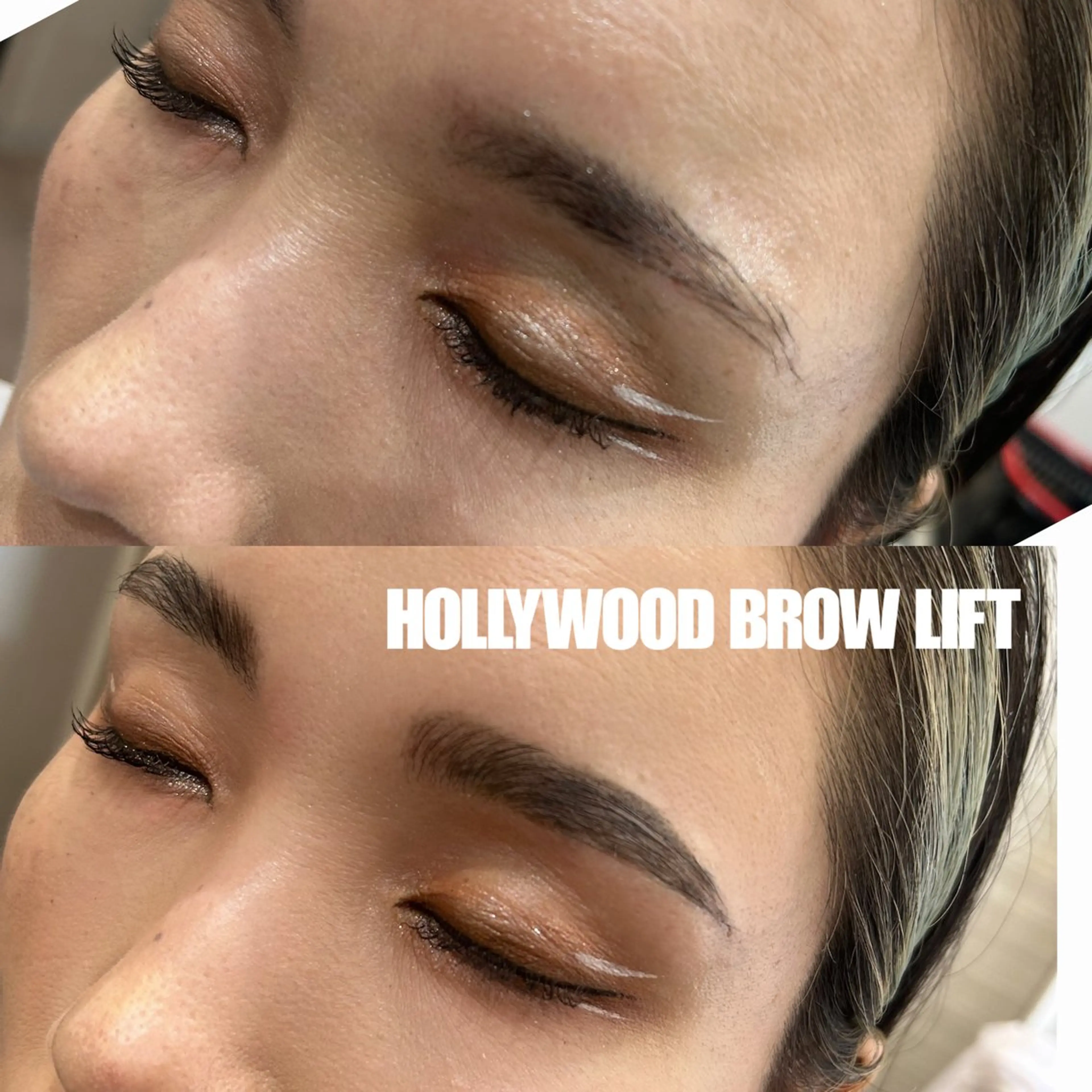 アイブロウ ハリウッドブロウリフト 眉毛ワックス脱毛 Lowé所属・Lowé nailのネイルデザイン