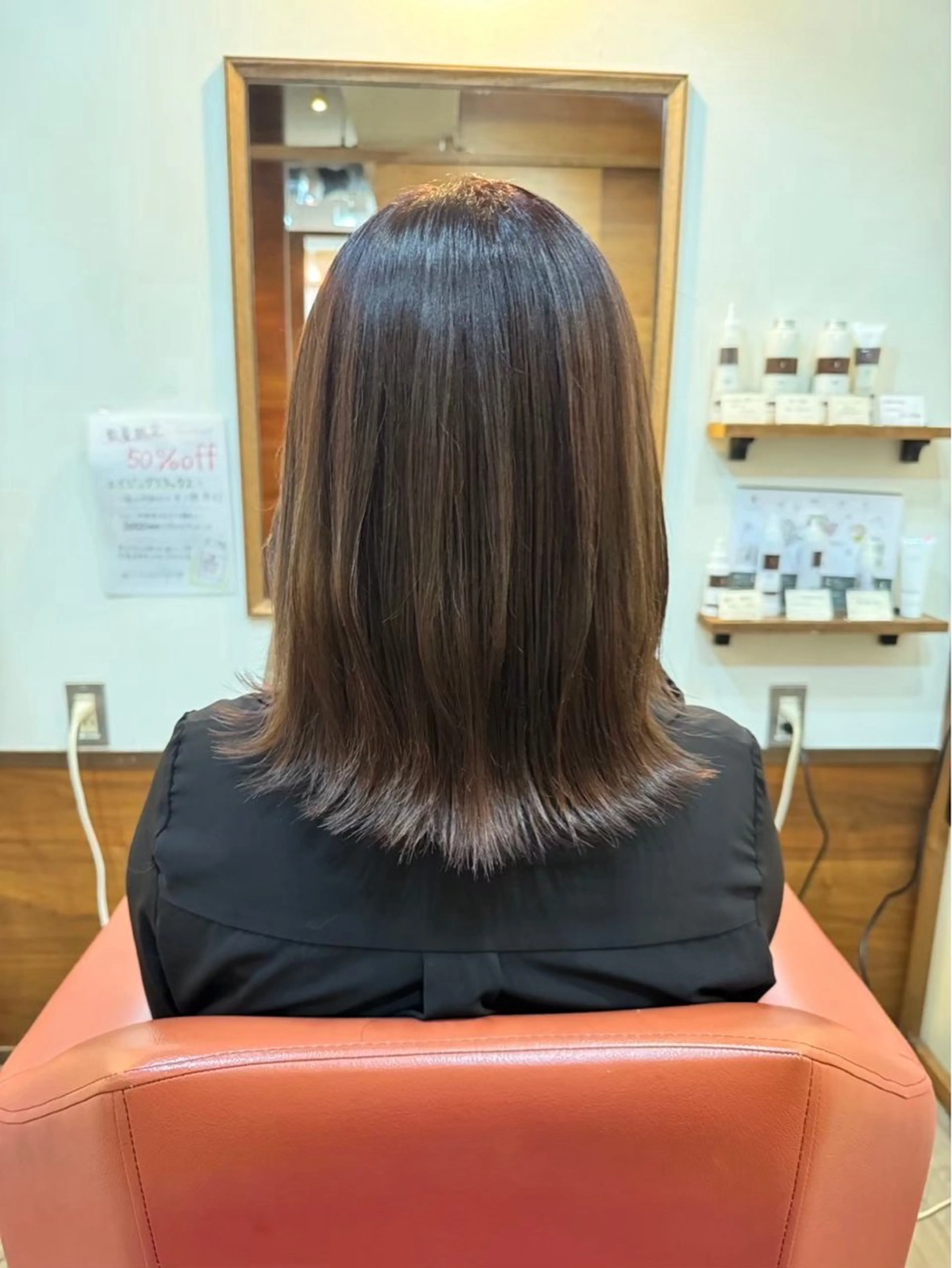 セミロング ムードコア関内店所属・カット無料　カット モデル募集中　網谷のヘアスタイル