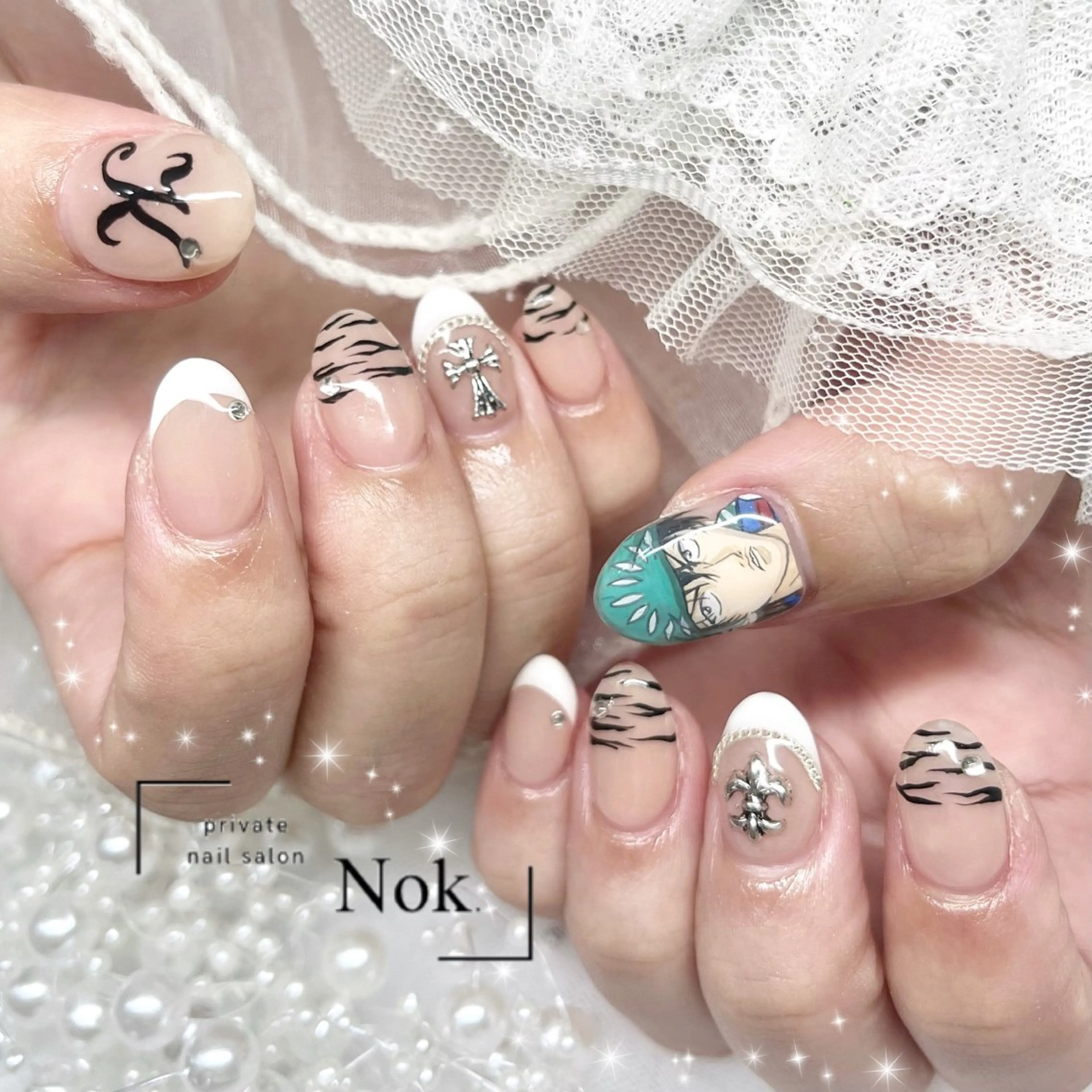 ネイル ハンドネイル 池袋痛ネイル Nok. 渡辺のネイルデザイン