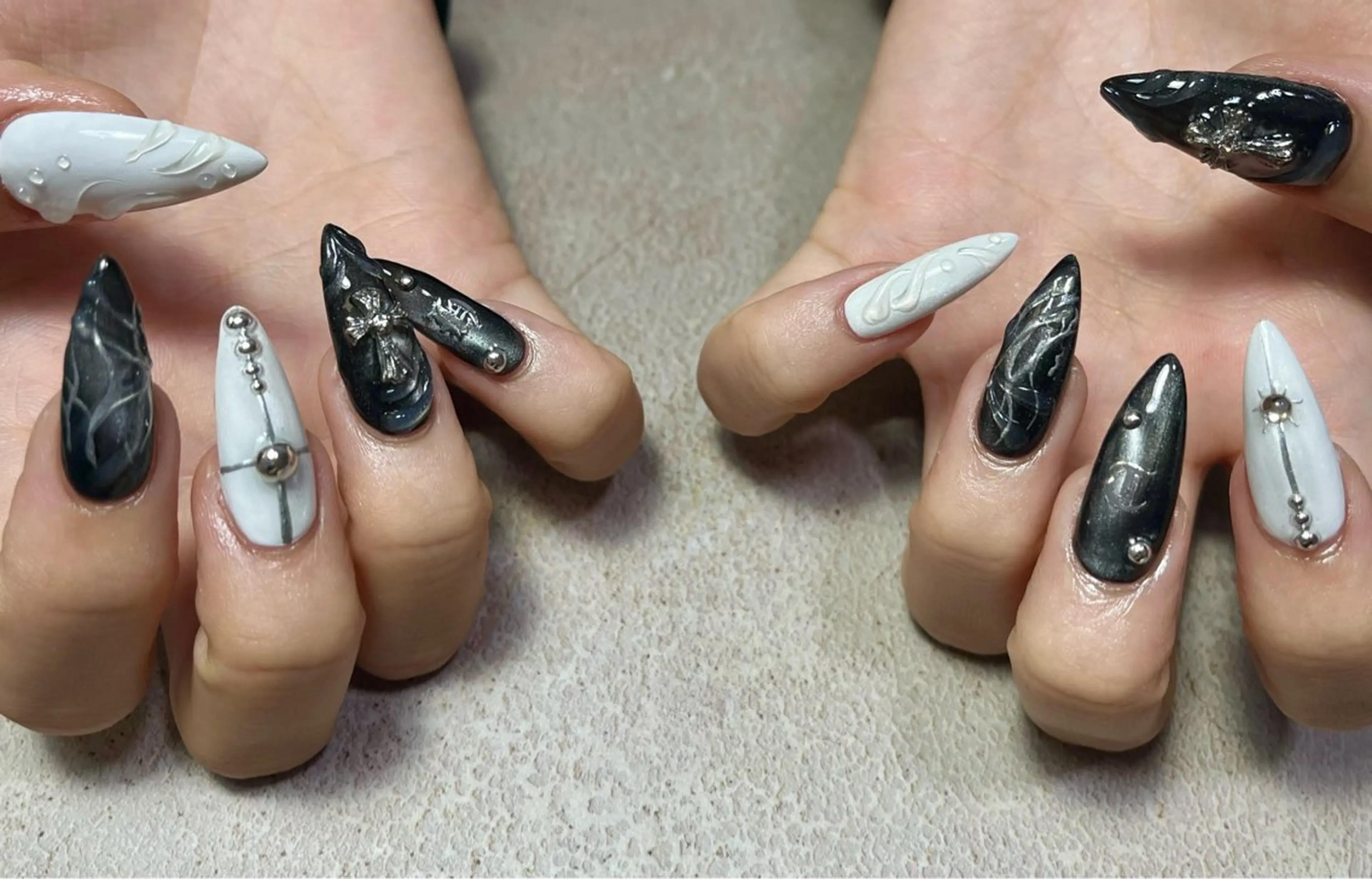 ネイル ハンドネイル goldgleams ちなのネイルデザイン