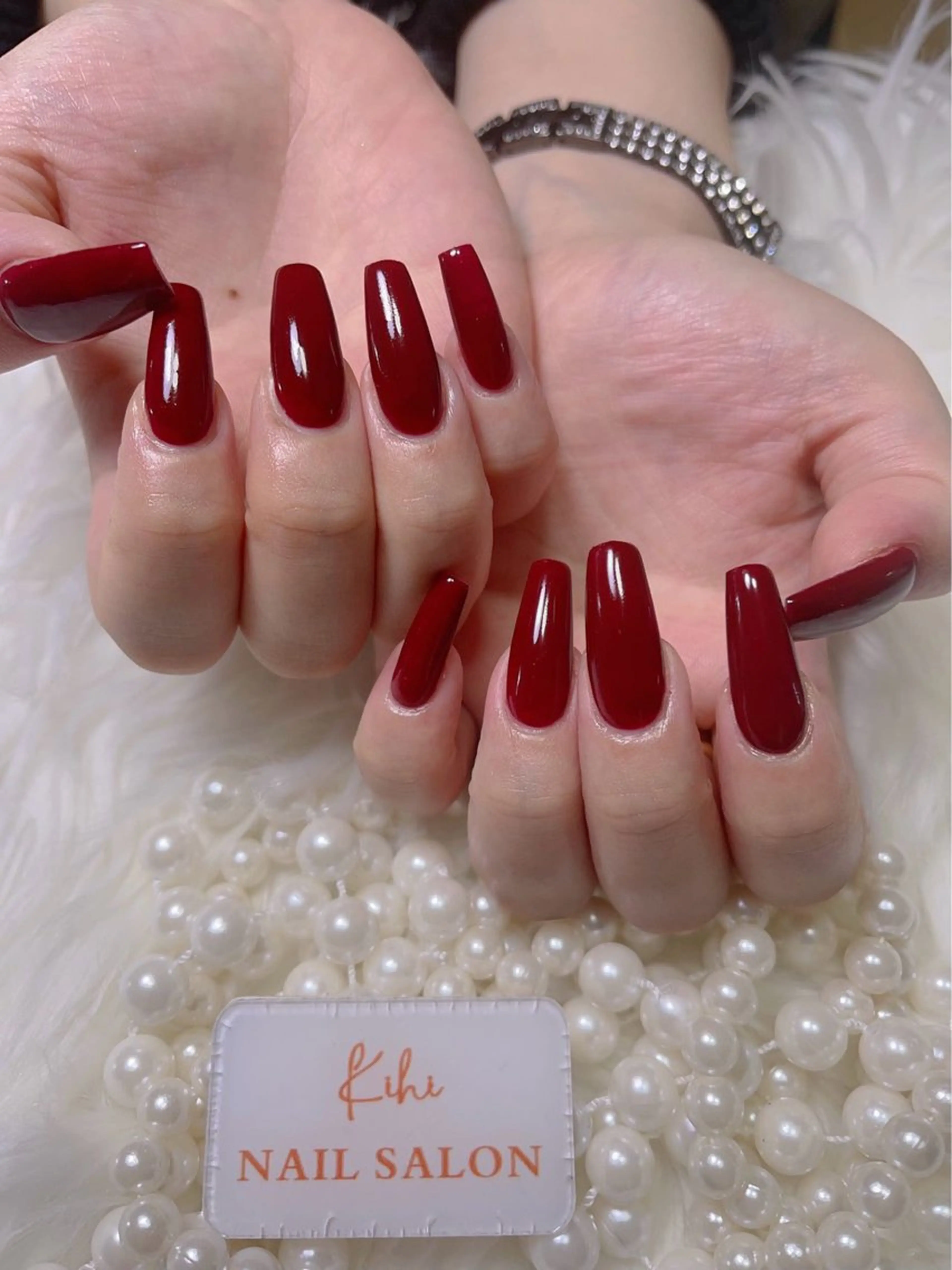 ネイル ワンカラーネイル ネイルチップ 福島 みきのネイルデザイン