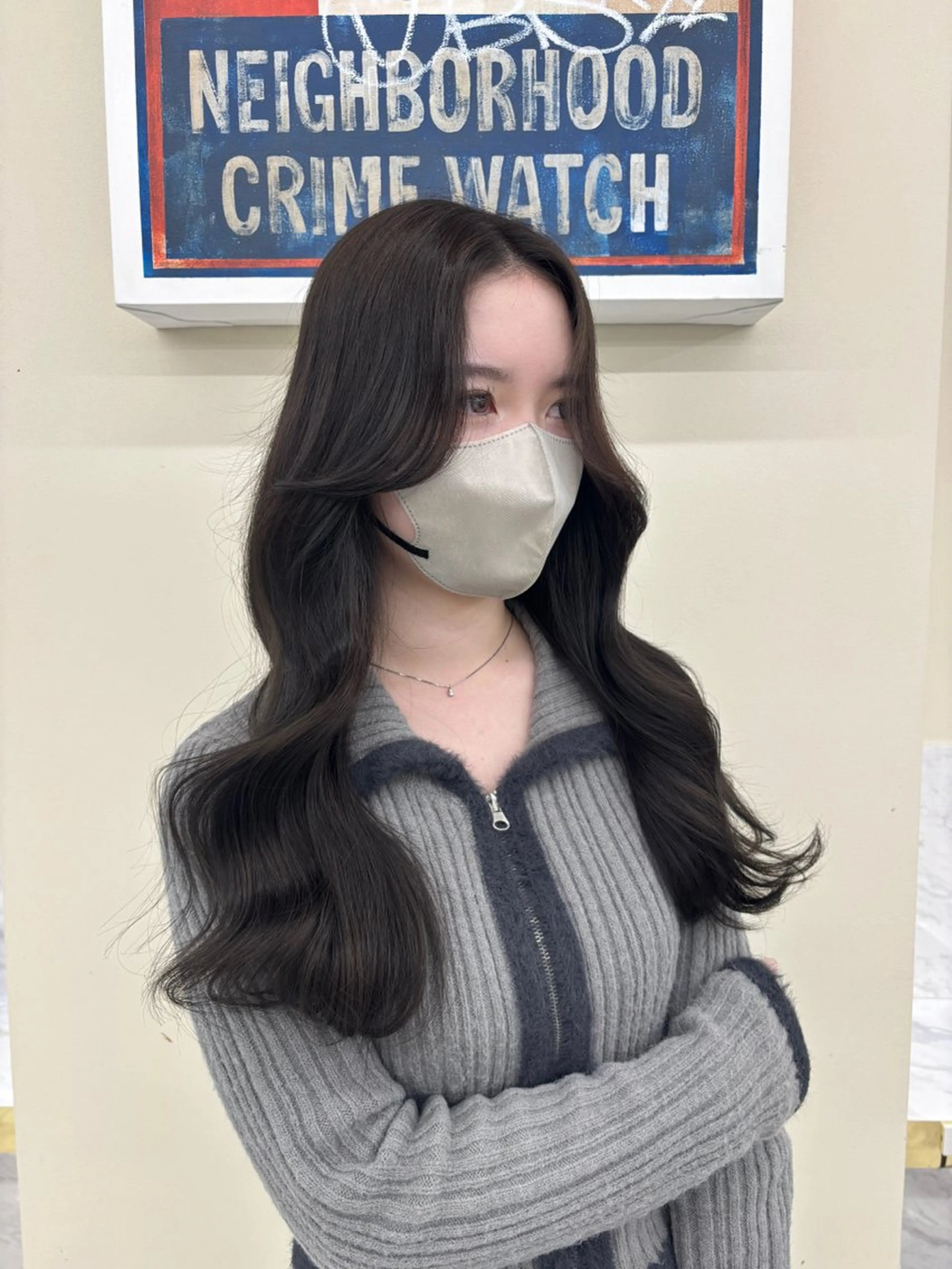 ロング カット ヘアカラー トリートメント レイヤーカット/髪質 改善/momo🎀のヘアスタイル