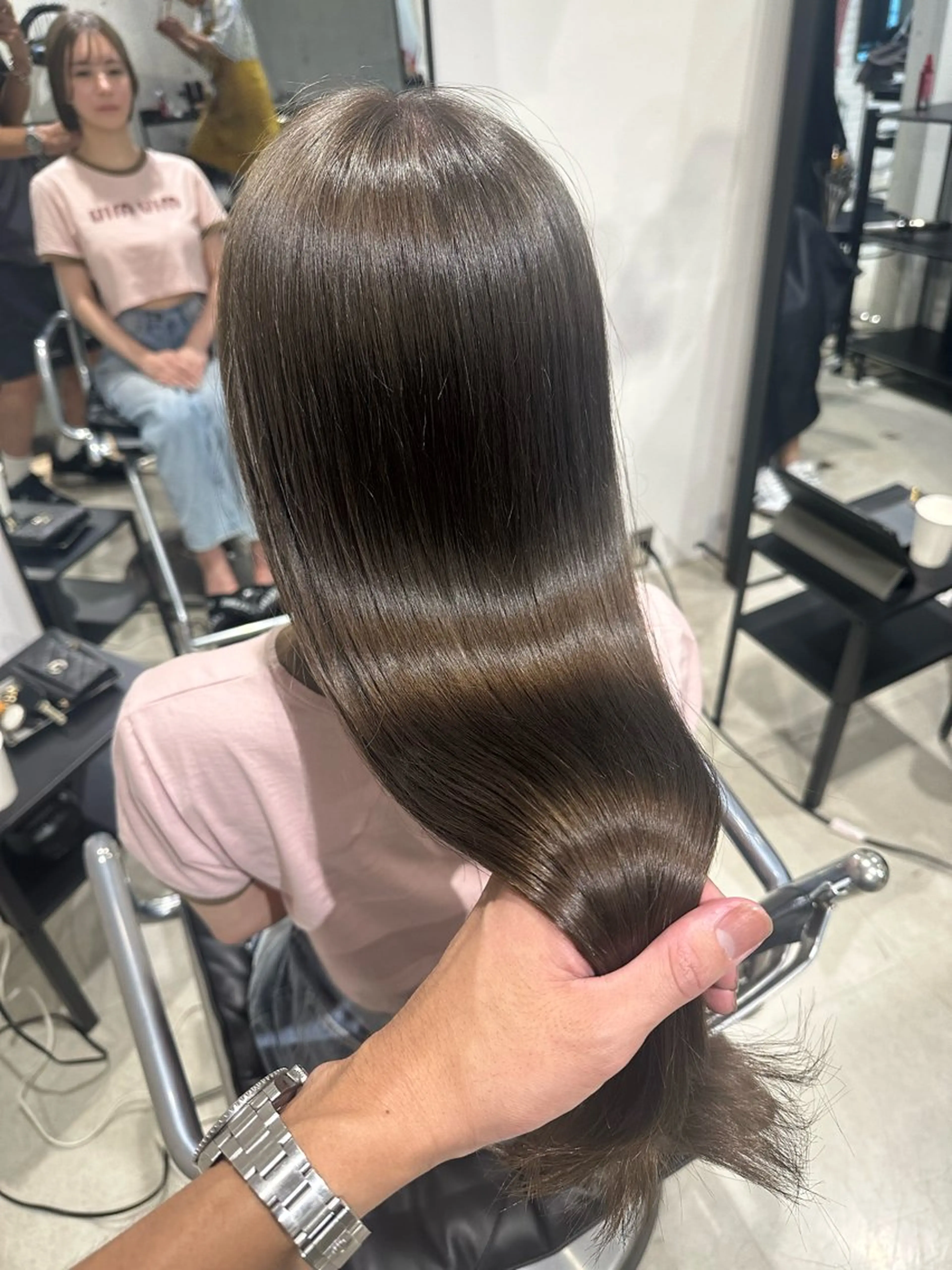 【サラサラ艶髪に✨】艶カラー➕TOKIOトリートメント🌈の写真