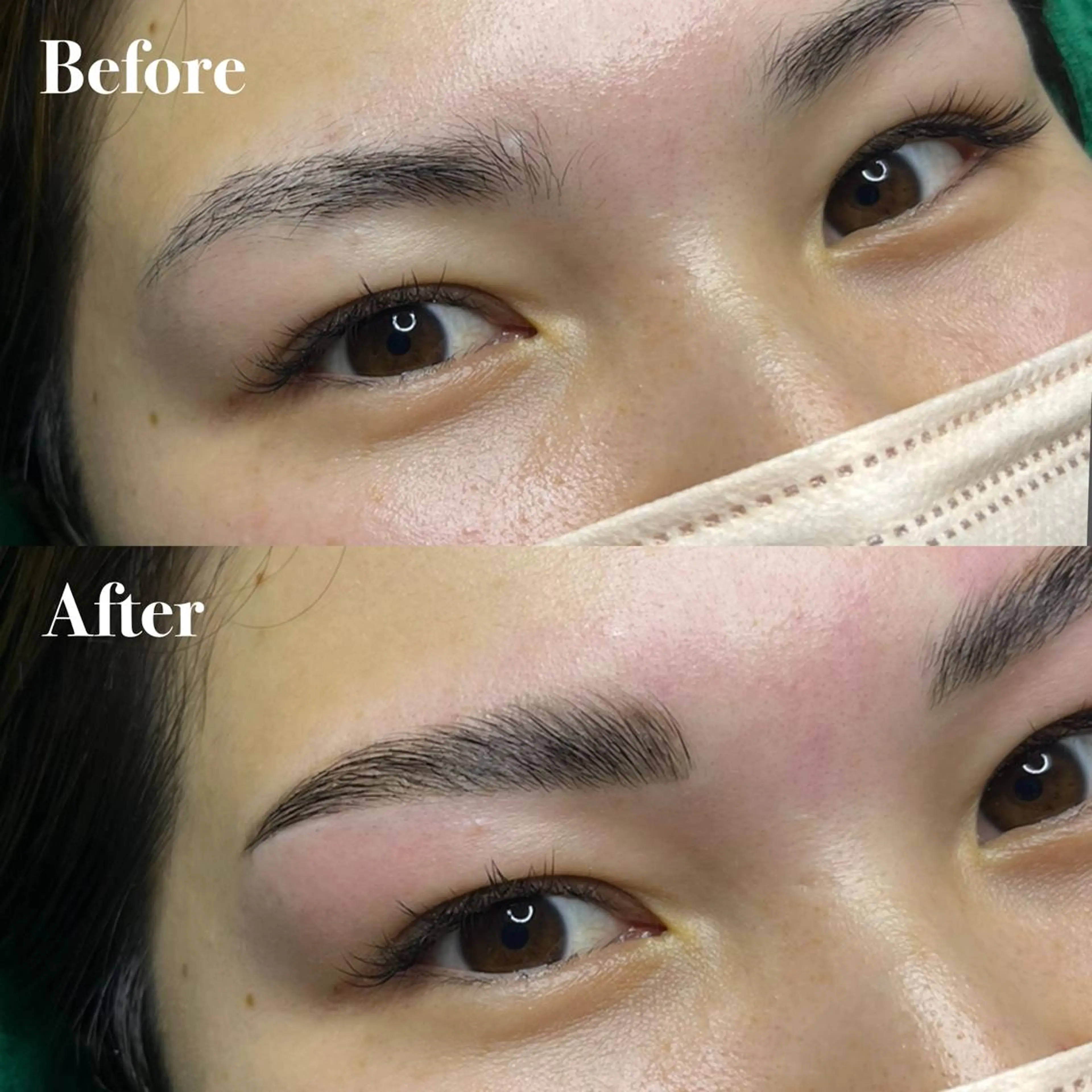 アイブロウ ハリウッドブロウリフト 眉毛と韓国肌質改善 サロン　和泉府中のエステ・リラクイメージ