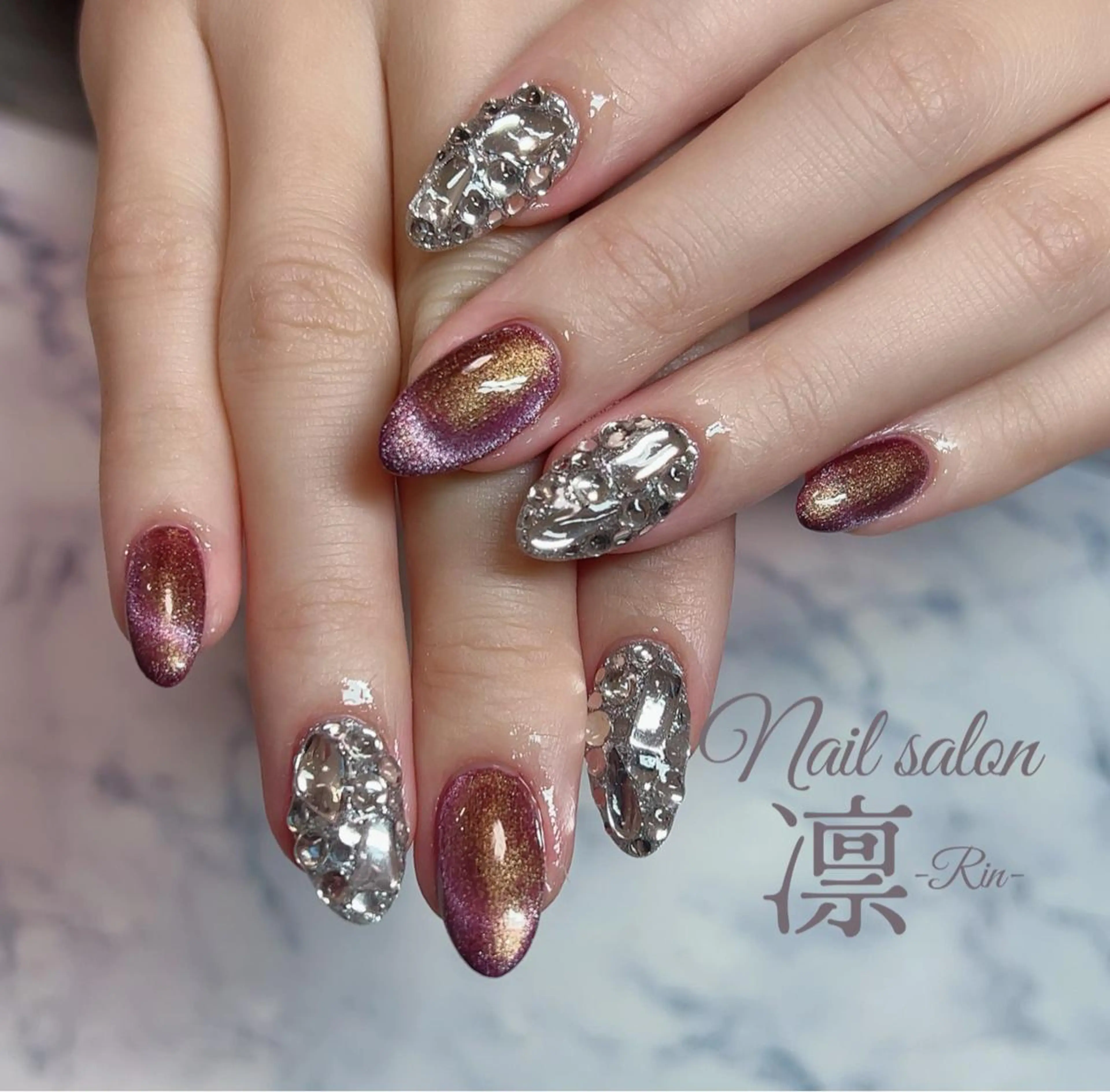 ネイル ジェルネイル private salon凛のネイルデザイン