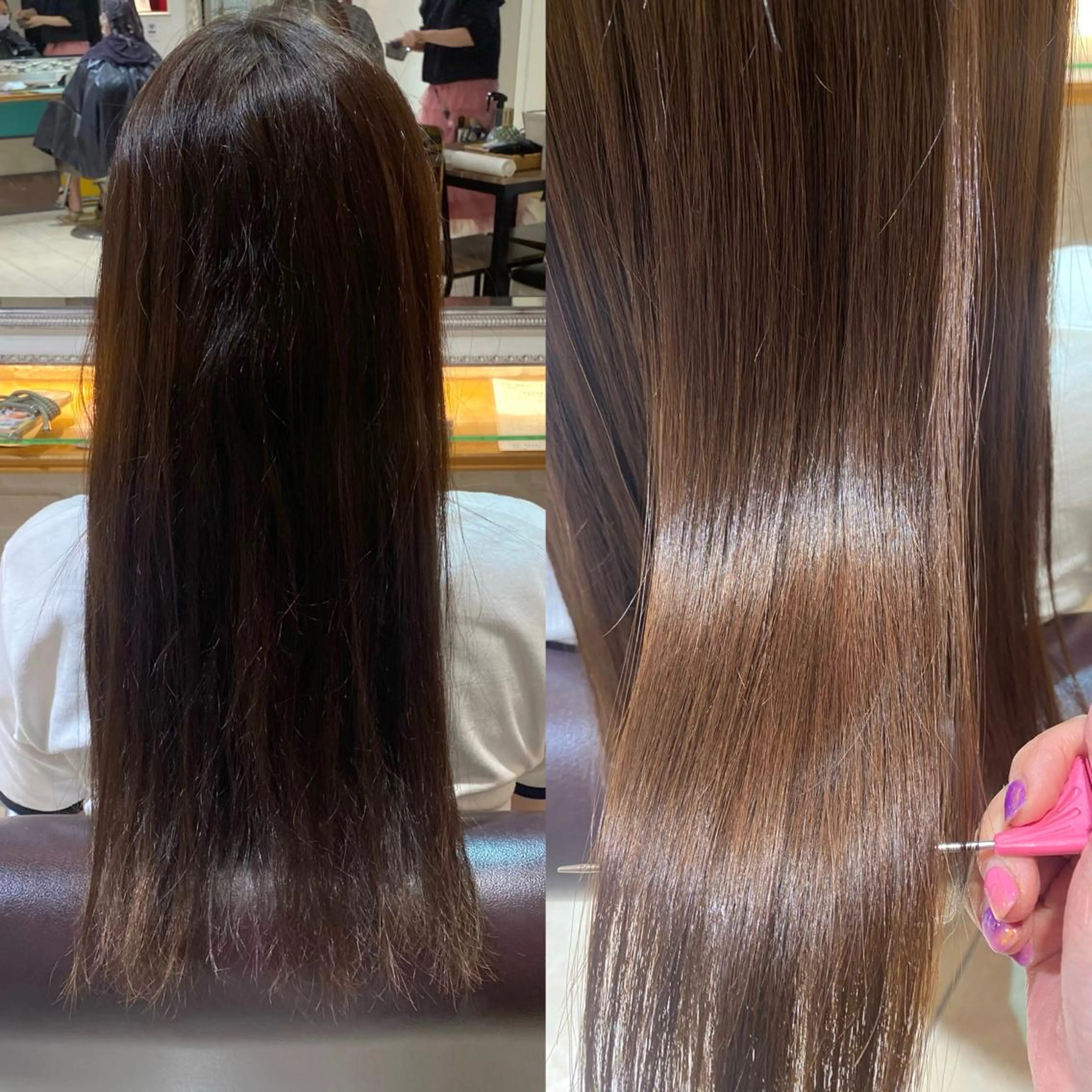 ロング flammeum八王子北口所属・flammeum 🧸🍯中村美咲のヘアスタイル