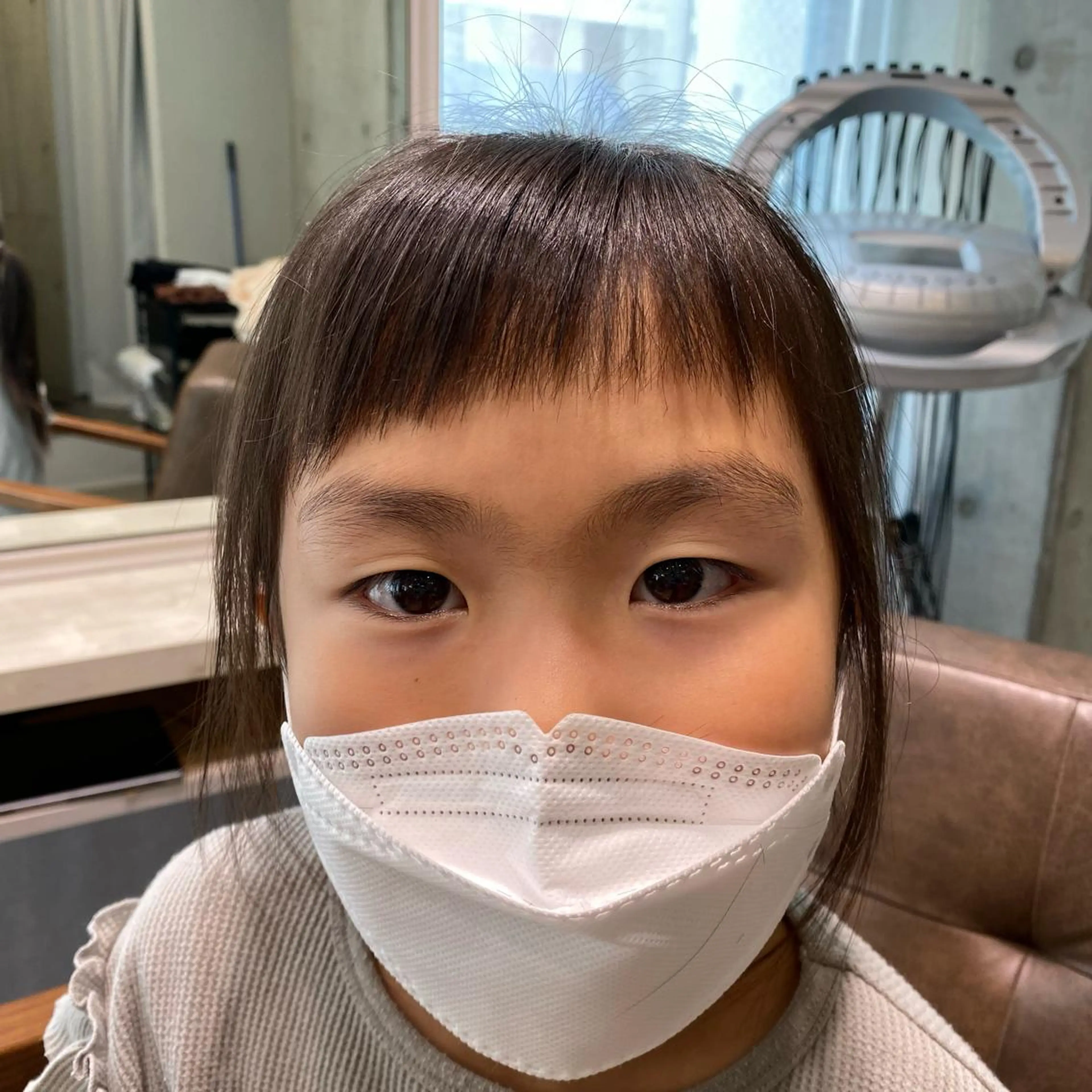 キッズ カット 大久保 優香のヘアスタイル