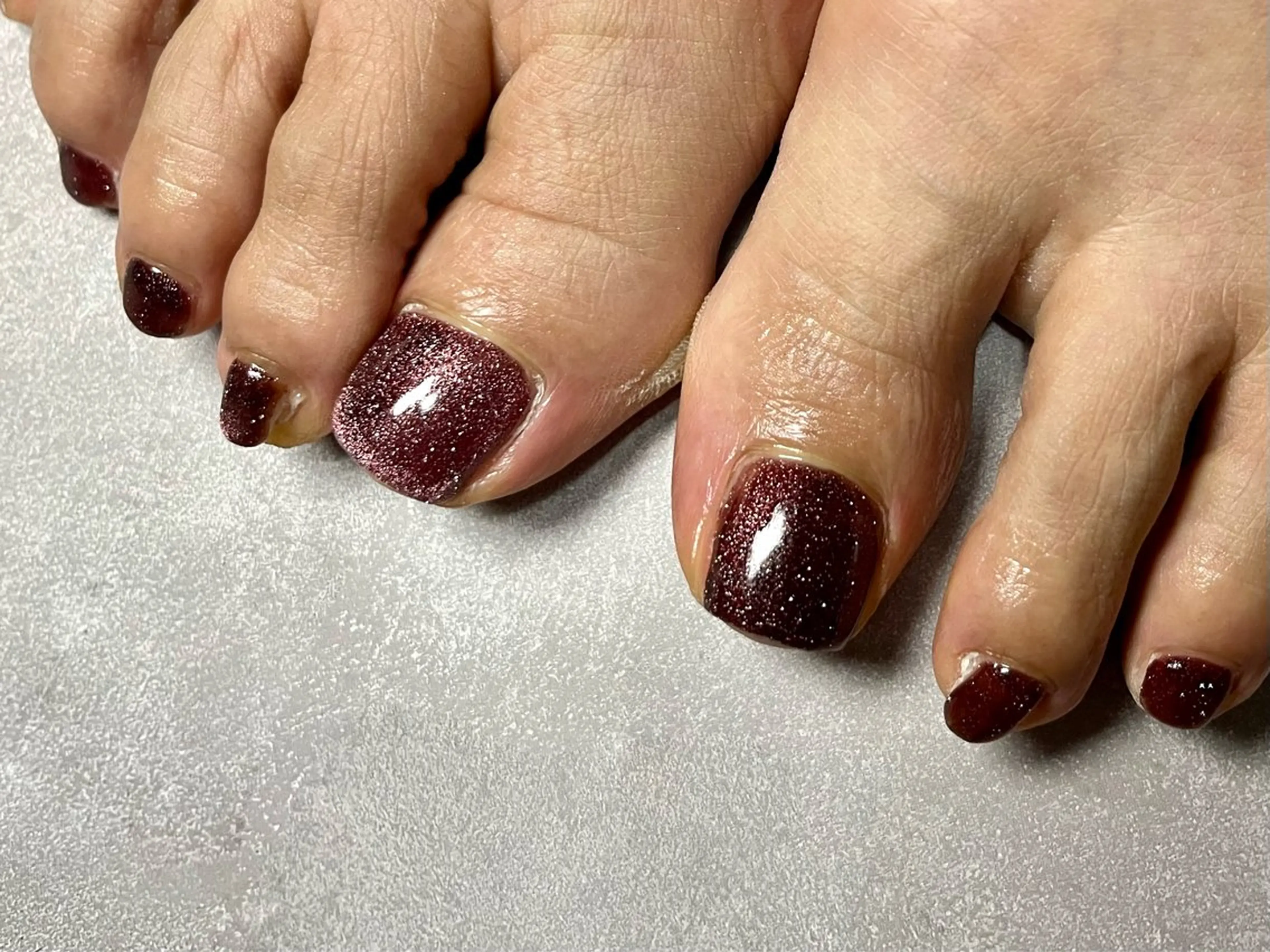 ネイル フットネイル マグネットネイル フットネイル kupu所属・ネイルサロン kupuのネイルデザイン