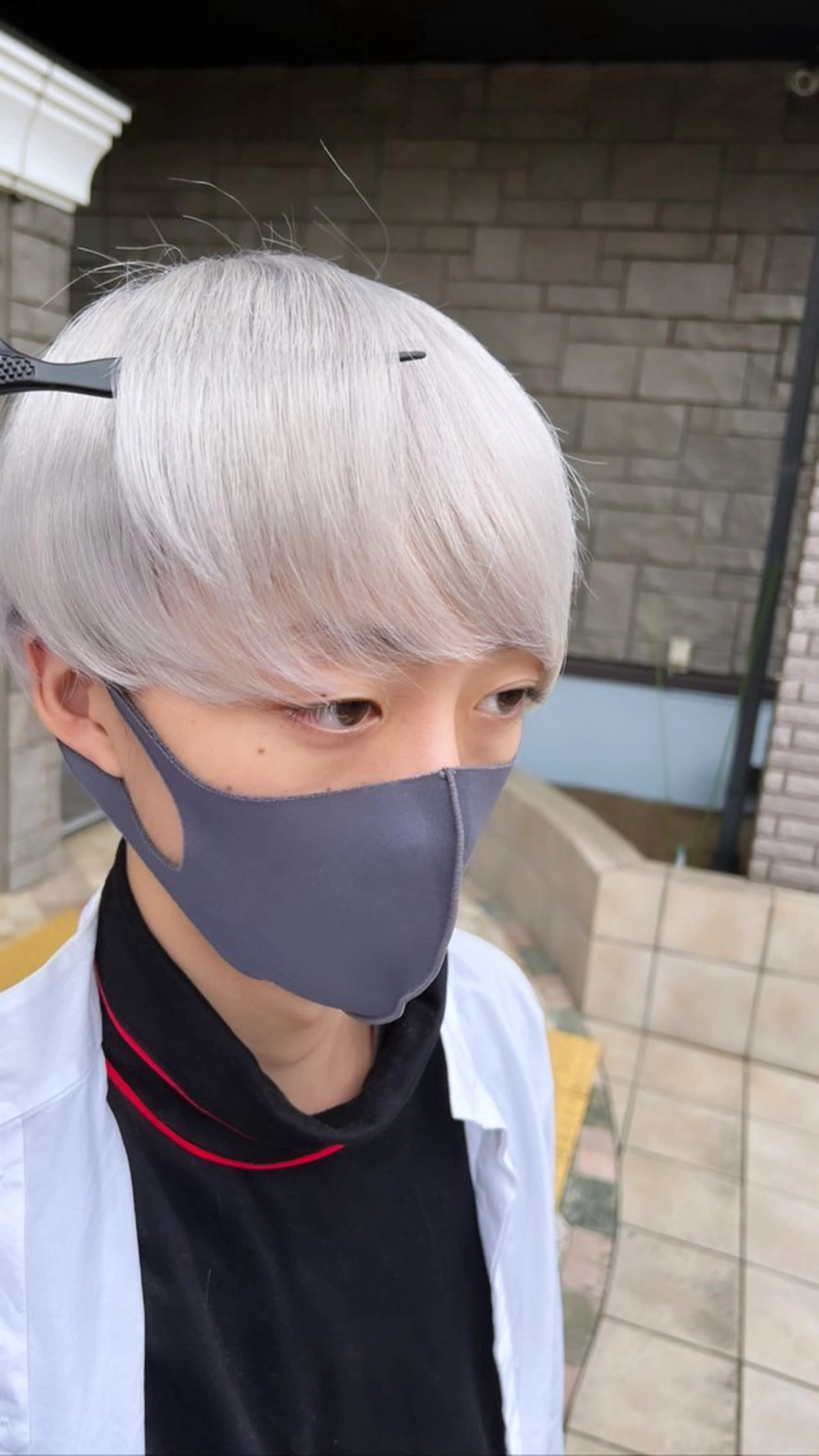 ショート カラー メンズ カラースペシャリスト ・齊藤 羽瑠輝のヘアスタイル