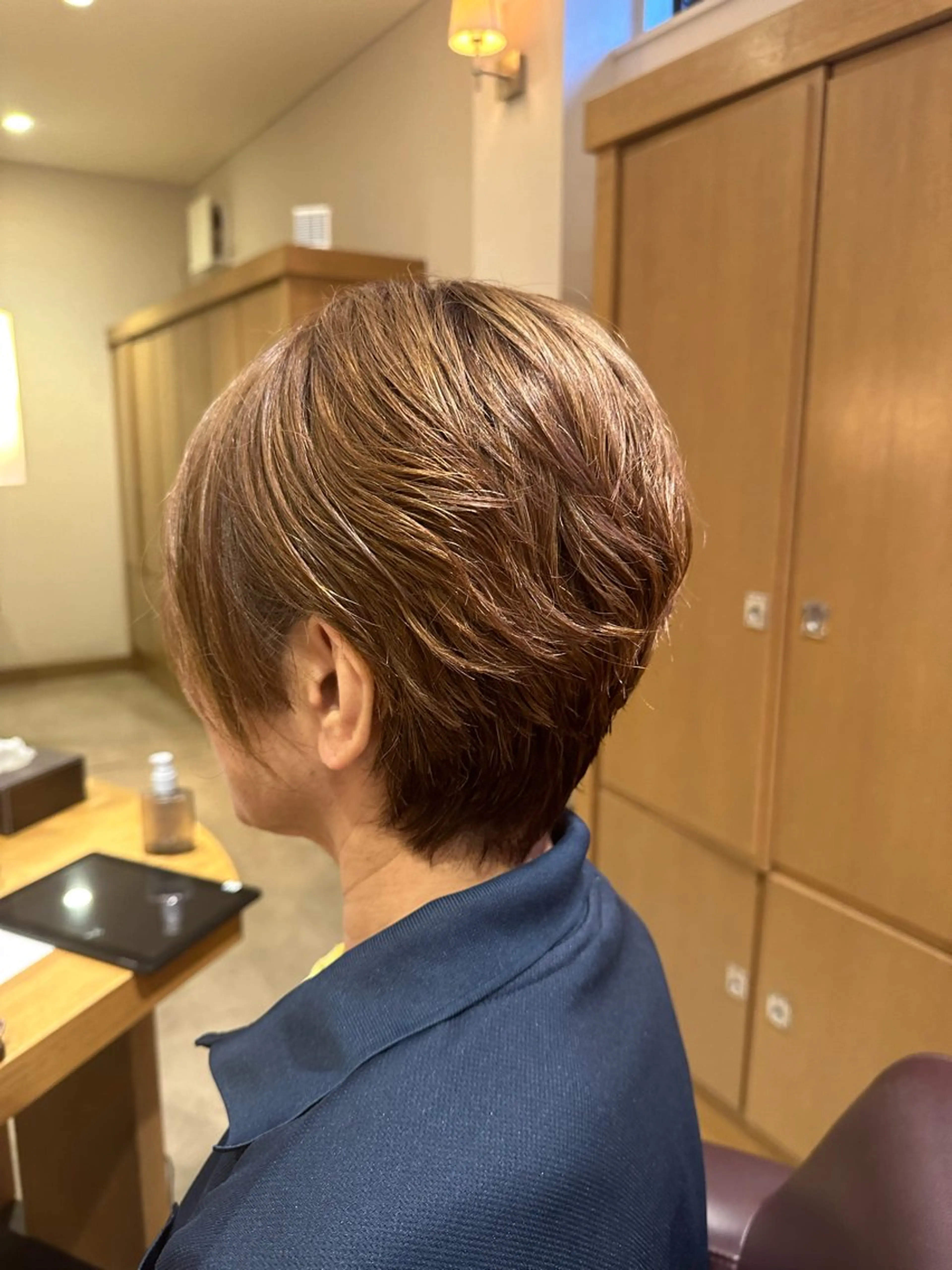 ショート 韓国風ﾊﾟｰﾏ❁﻿ fu-ka❁艶ｶﾗｰのヘアスタイル