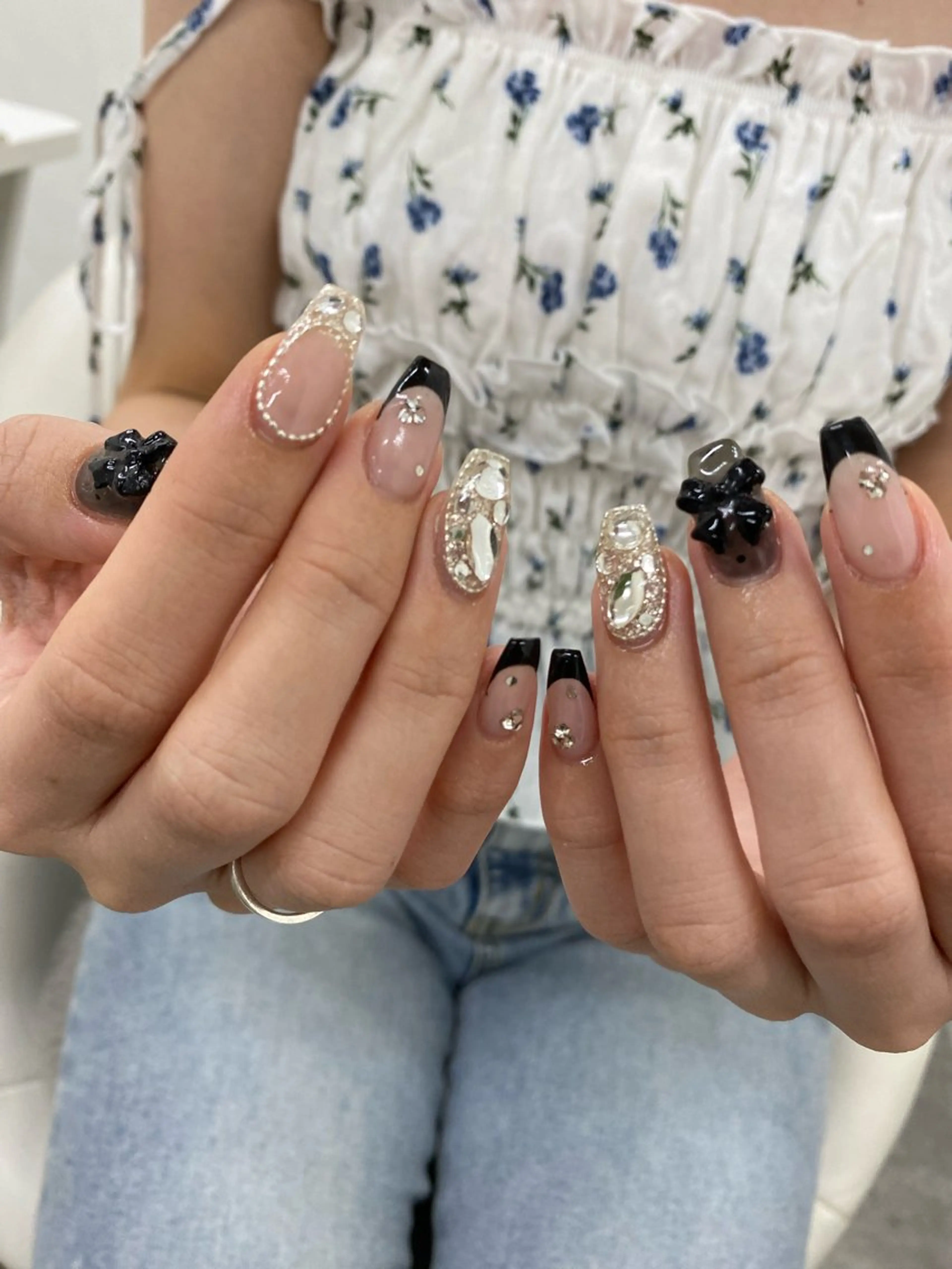 ネイル アートネイル 持ち込み シェアサロンルレイル所属・REINA ルレイル心斎橋のネイルデザイン